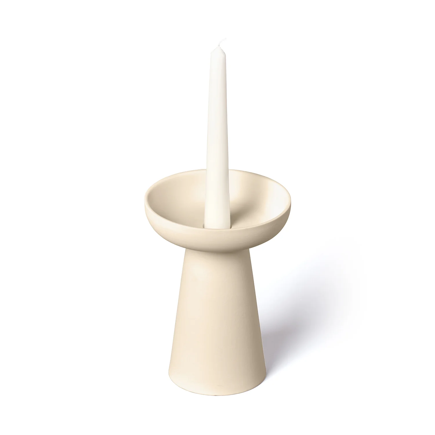 aery living | porcini candle holder large | cream - LC - Image 3