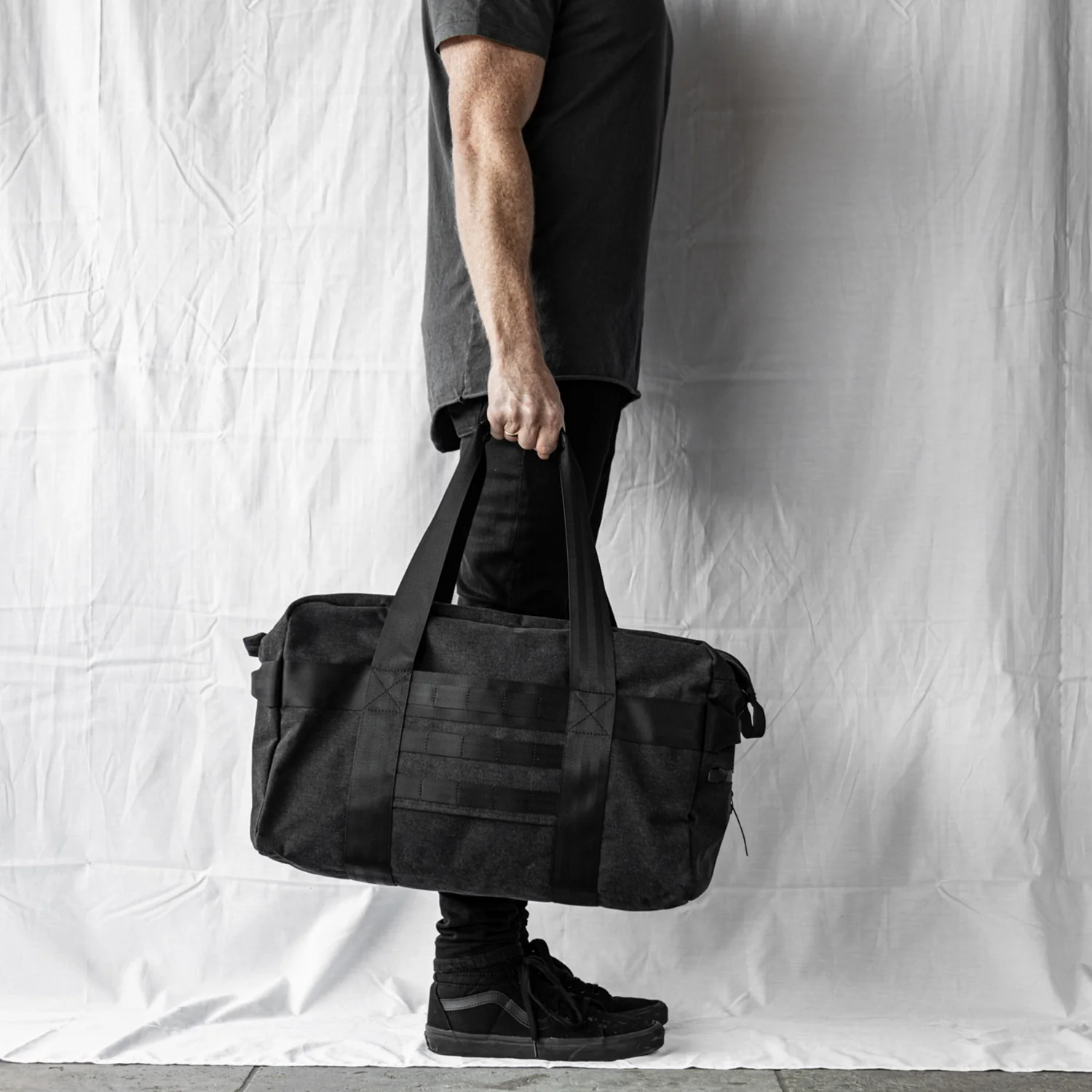 afternoons with Albert | technical weekender bag | black - Image 21