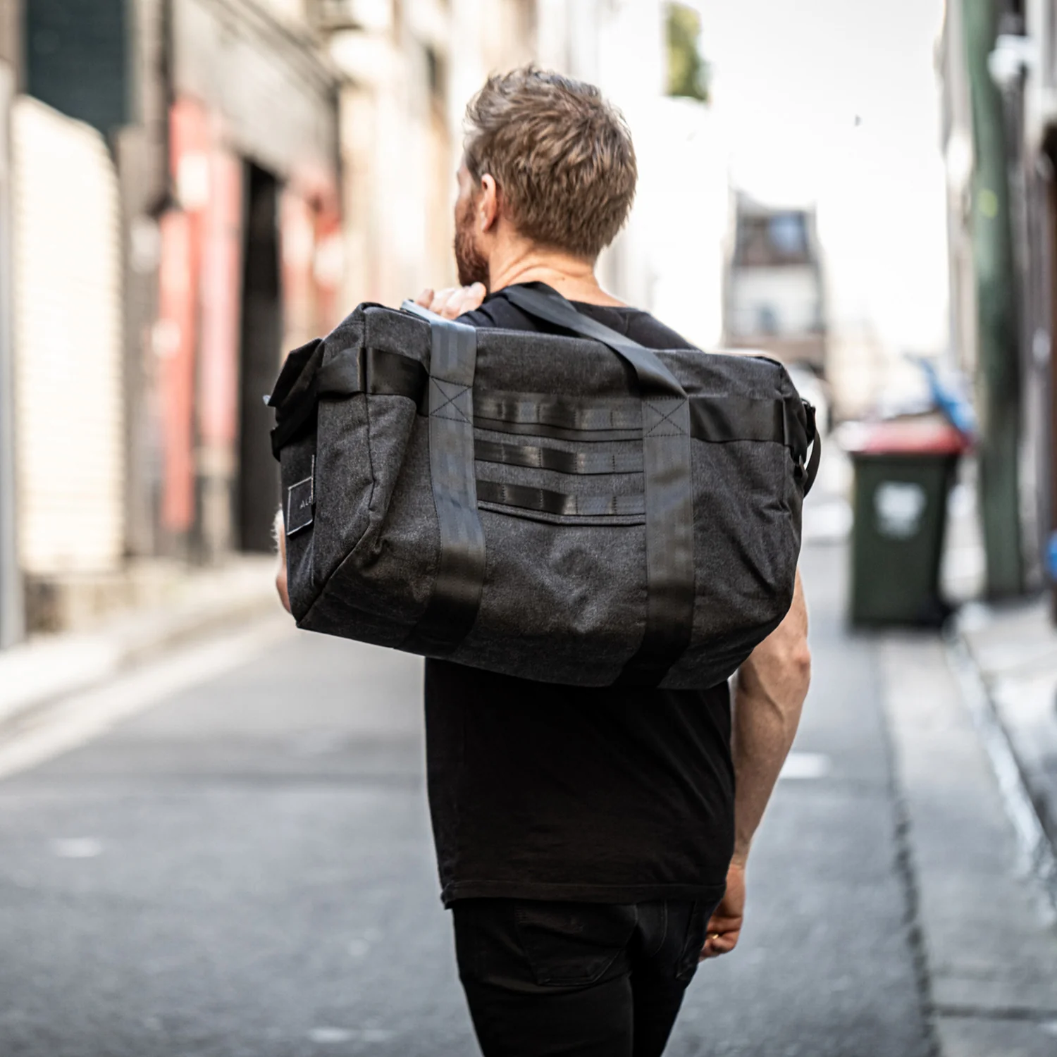 afternoons with Albert | technical weekender bag | black - Image 4