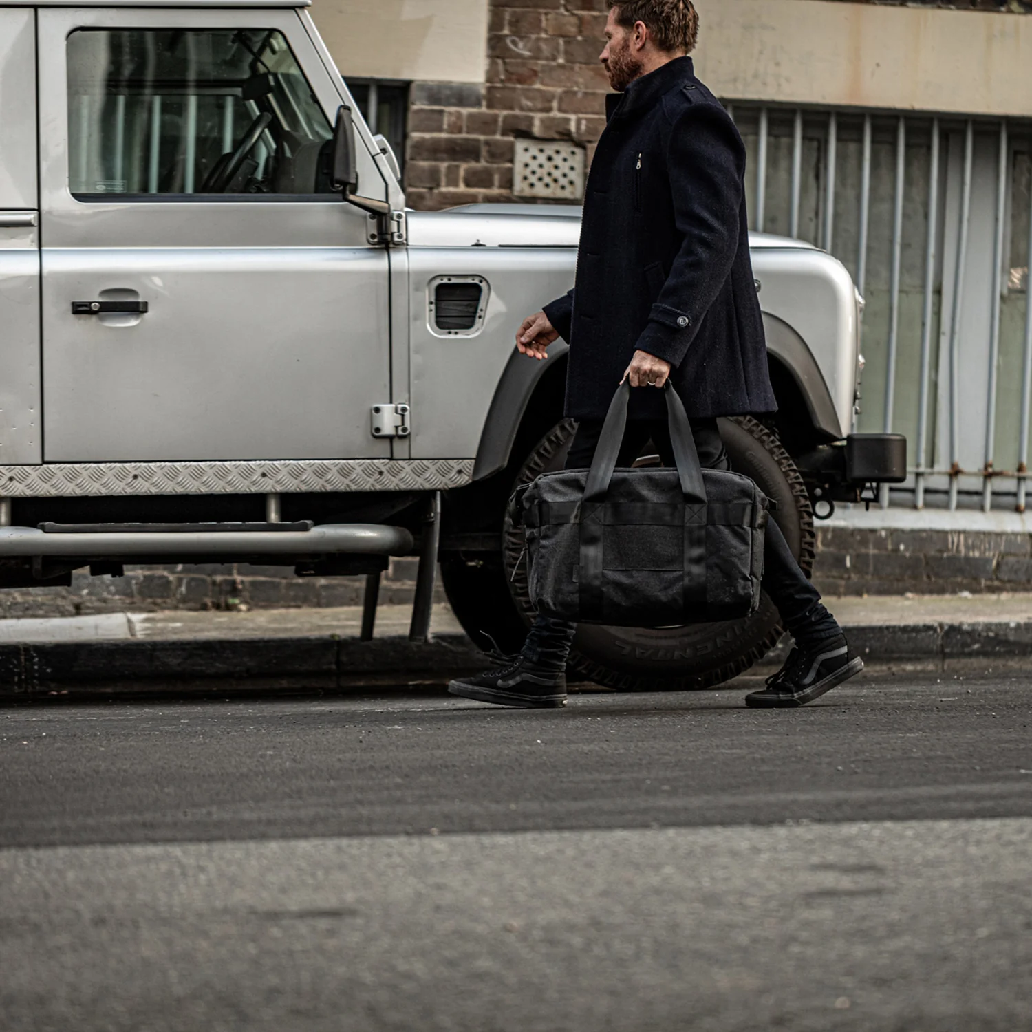 afternoons with Albert | technical weekender bag | black - Image 8
