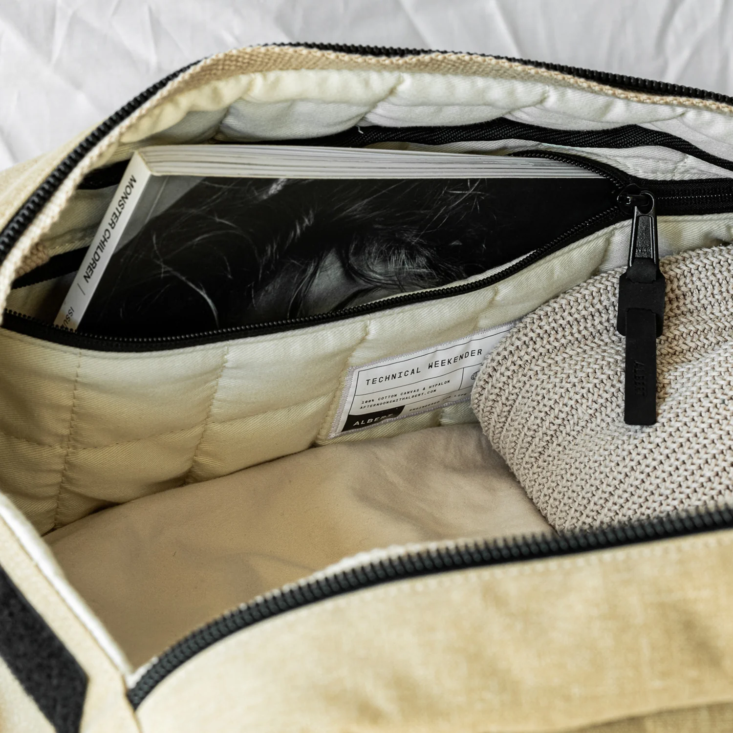 afternoons with Albert | technical weekender bag | oak - Image 18