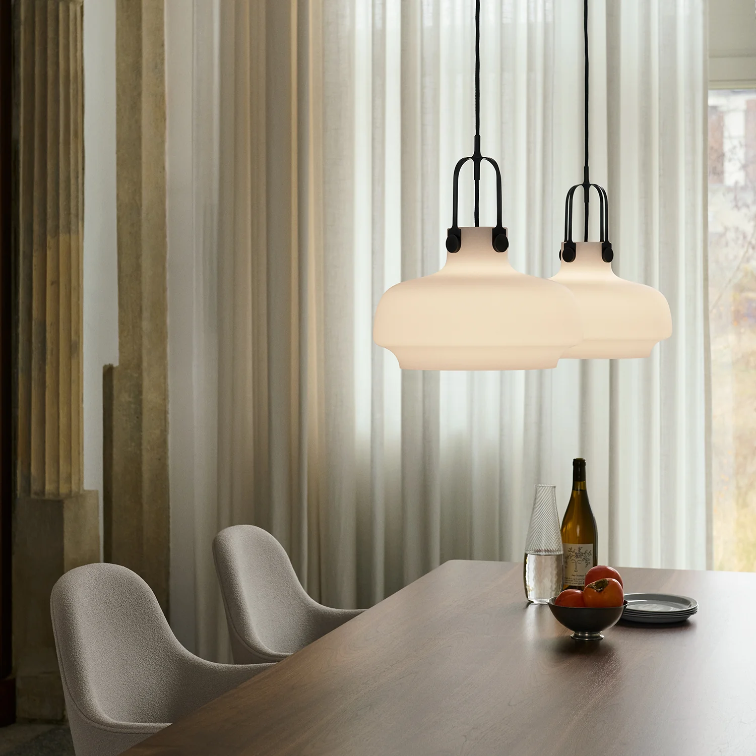 &tradition | copenhagen pendant lamp 35cm | opal glass - Image 4