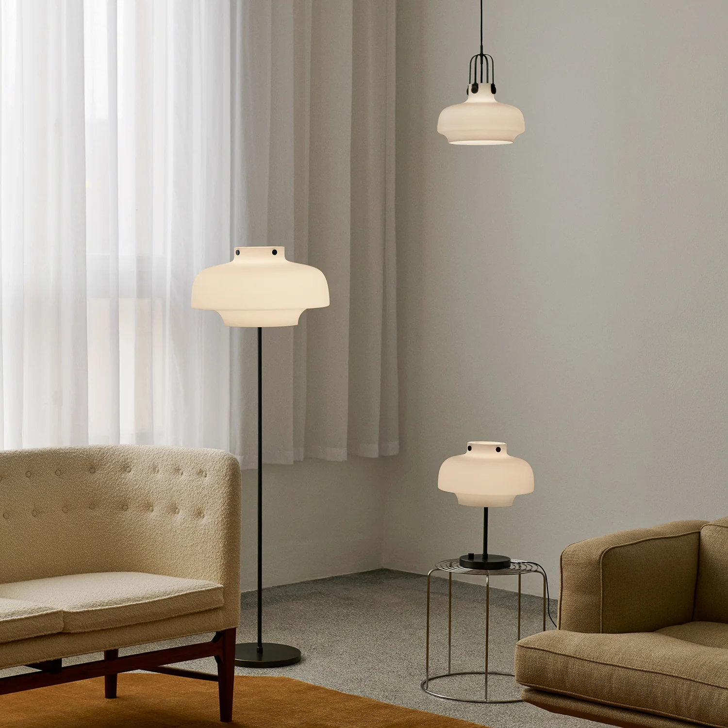 &tradition | copenhagen pendant lamp 35cm | opal glass - Image 8