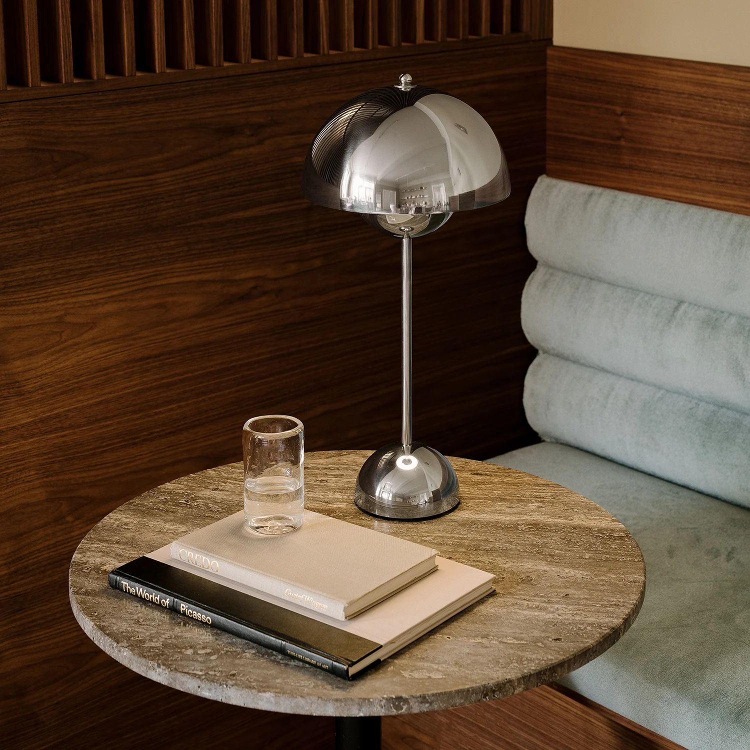 &tradition | flowerpot VP3 table lamp | chrome - Image 4