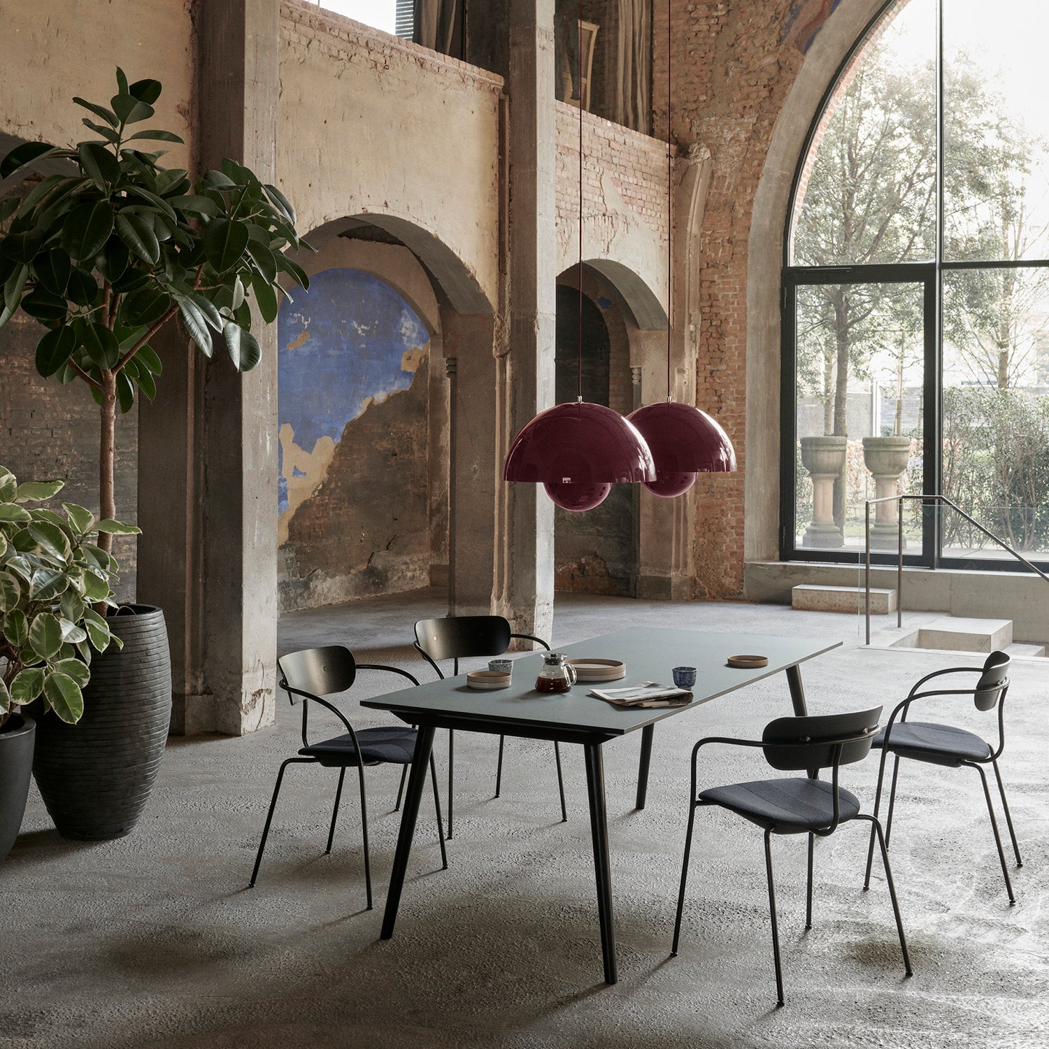 &tradition | flowerpot VP7 pendant lamp | dark plum 37cm - Image 7