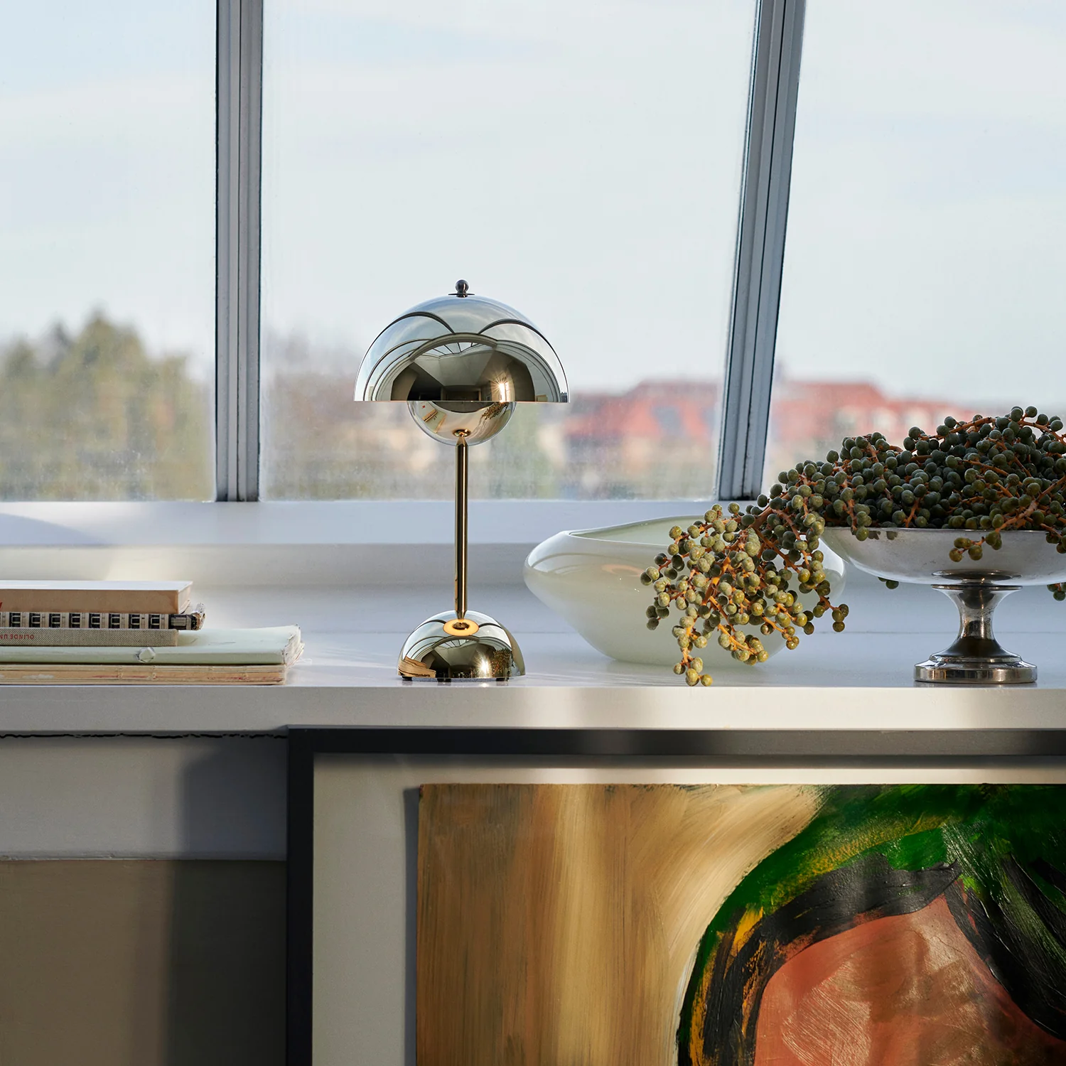 &tradition | flowerpot VP9 portable lamp | chrome - Image 7
