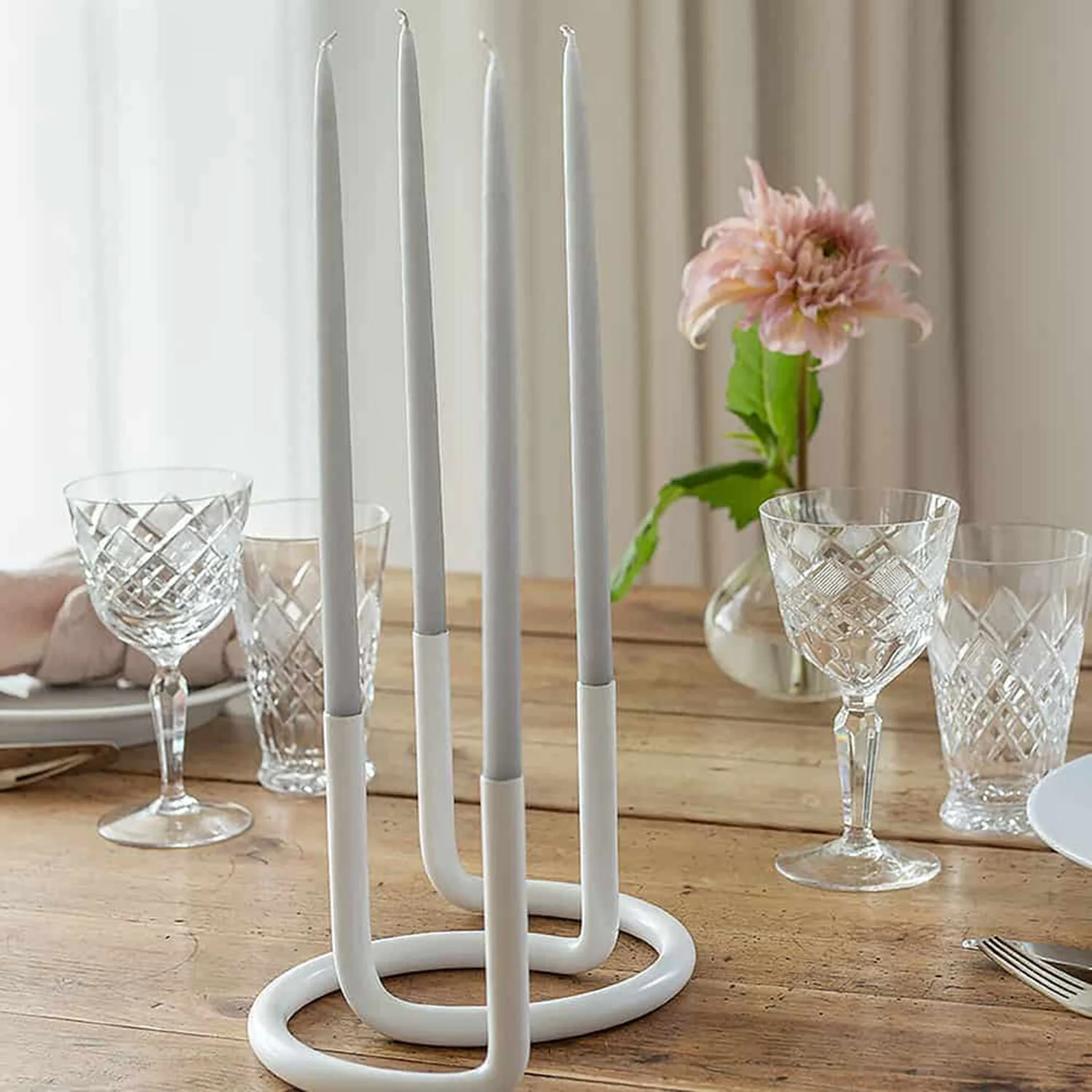 architectmade | gemini candleholder | white - Image 4