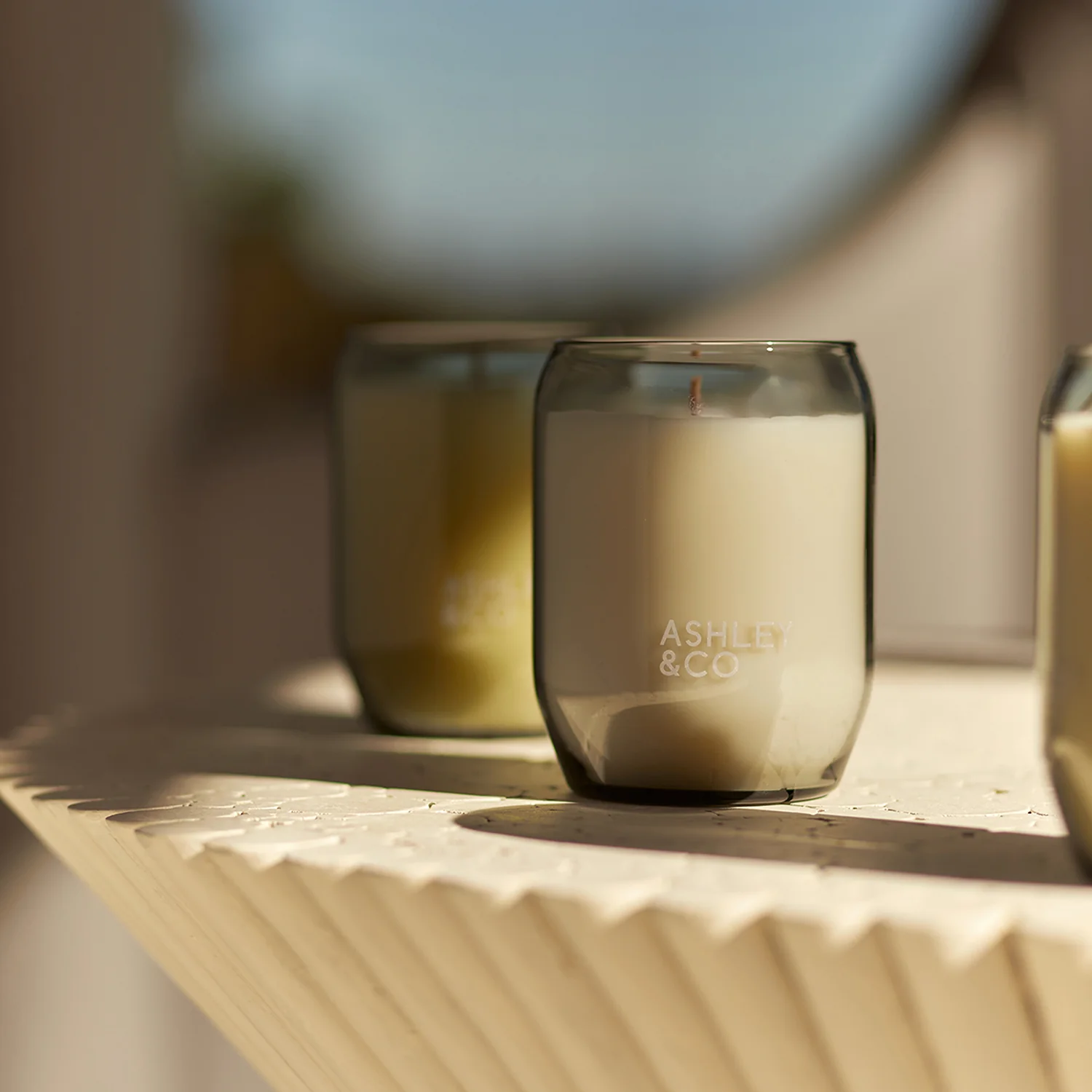 ashley + co | waxed perfume scented candle | bubbles + polkadots - Image 3