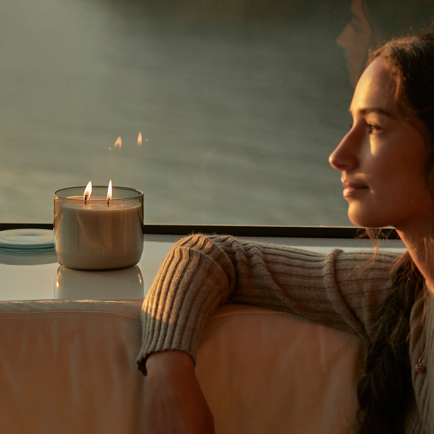 ashley + co | waxed perfume scented XL candle | blossom + gilt - Image 11