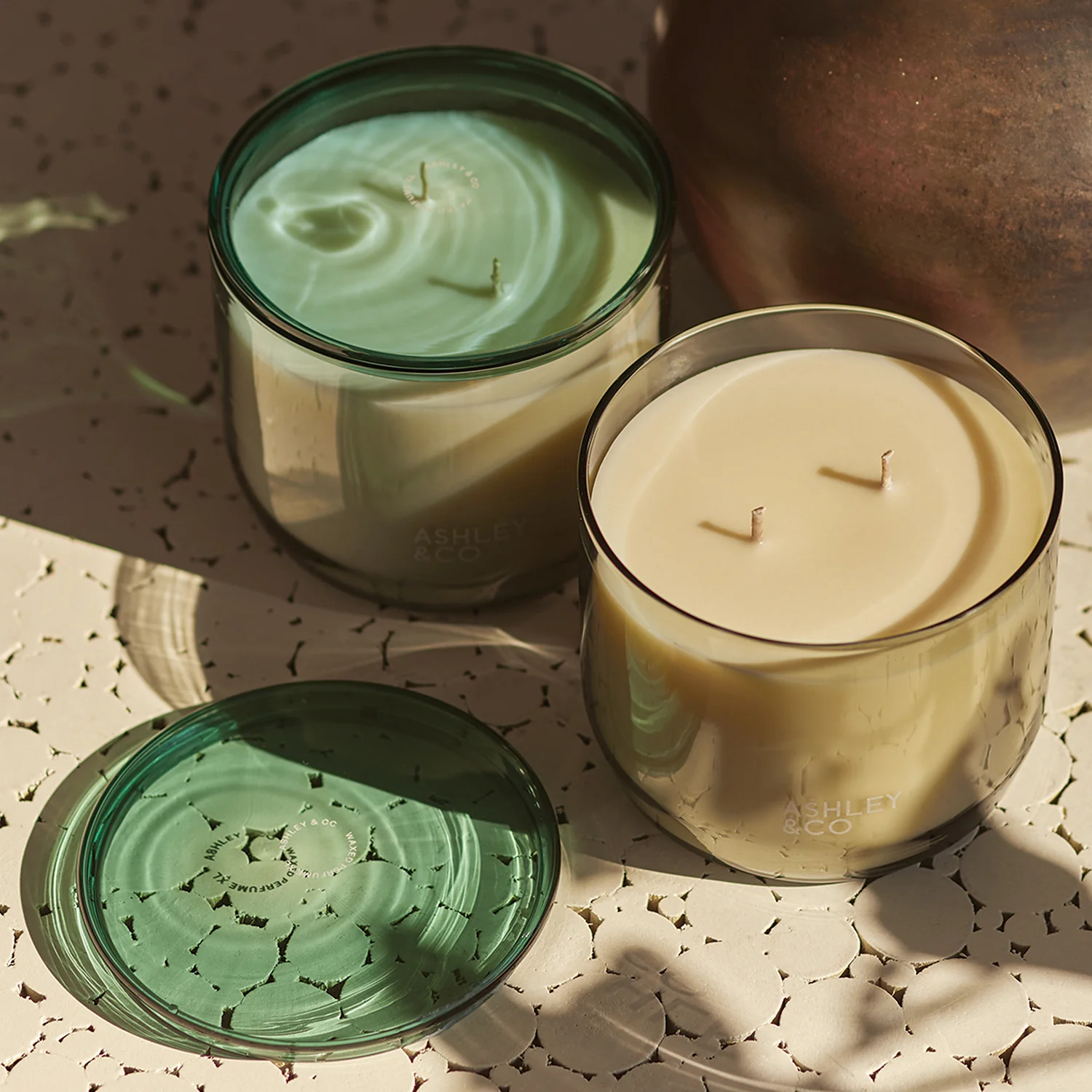 ashley + co | waxed perfume scented XL candle | blossom + gilt - Image 2
