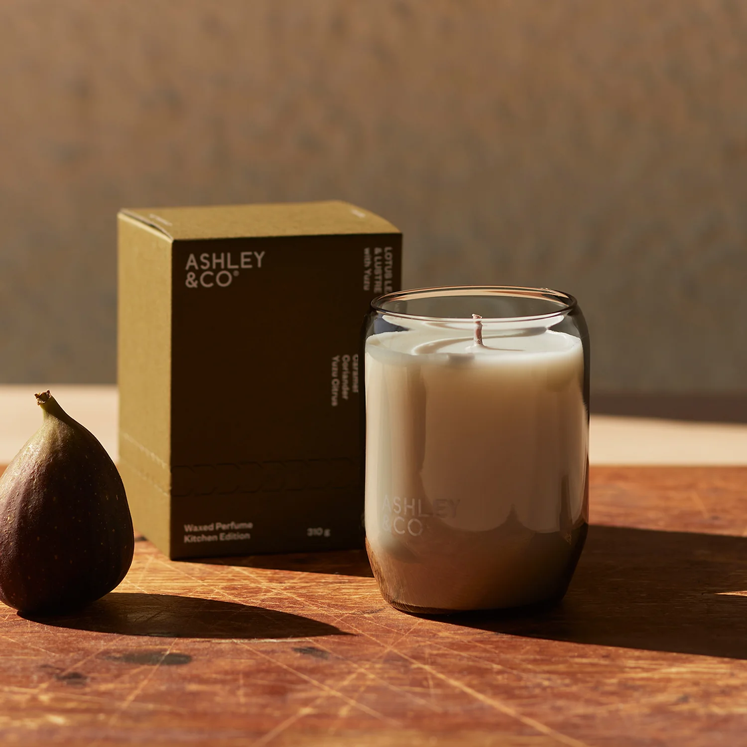 ashley + co | waxed perfume scented kitchen candle | lotus leaf + lustre + yuzu - Image 2
