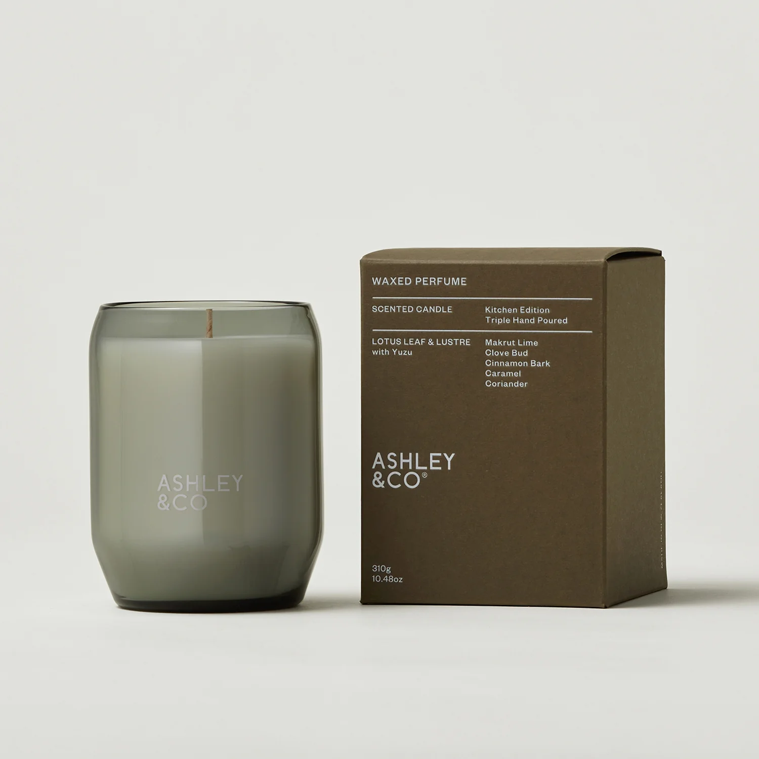 ashley + co | waxed perfume scented kitchen candle | lotus leaf + lustre + yuzu - Image 3