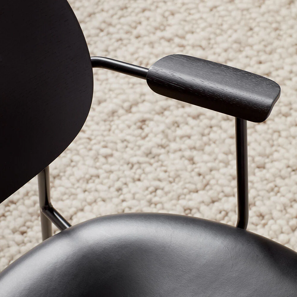 audo copenhagen (menu) | co lounge chair | black oak + leather - Image 6