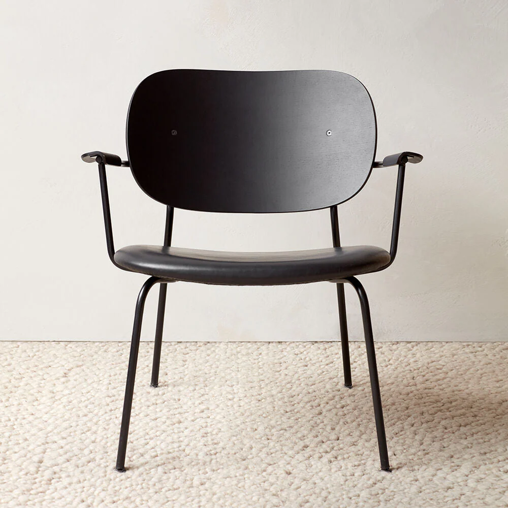 audo copenhagen (menu) | co lounge chair | black oak + leather - Image 8