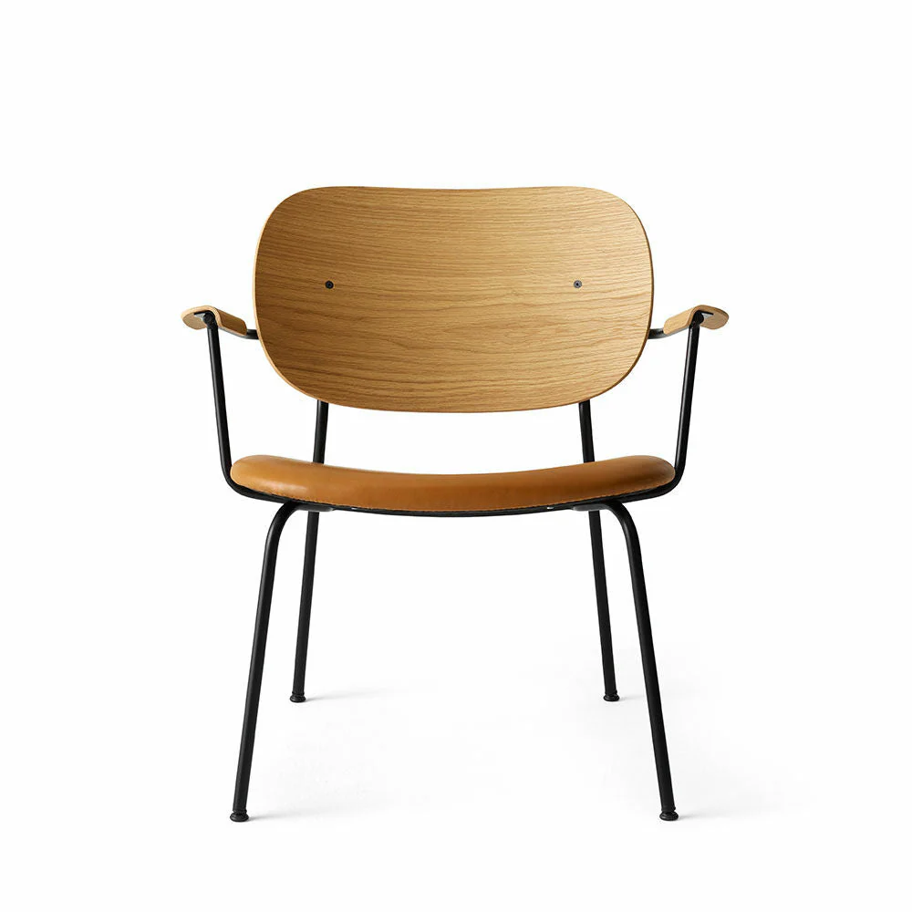 audo copenhagen (menu) | co lounge chair | natural oak + leather - Image 3