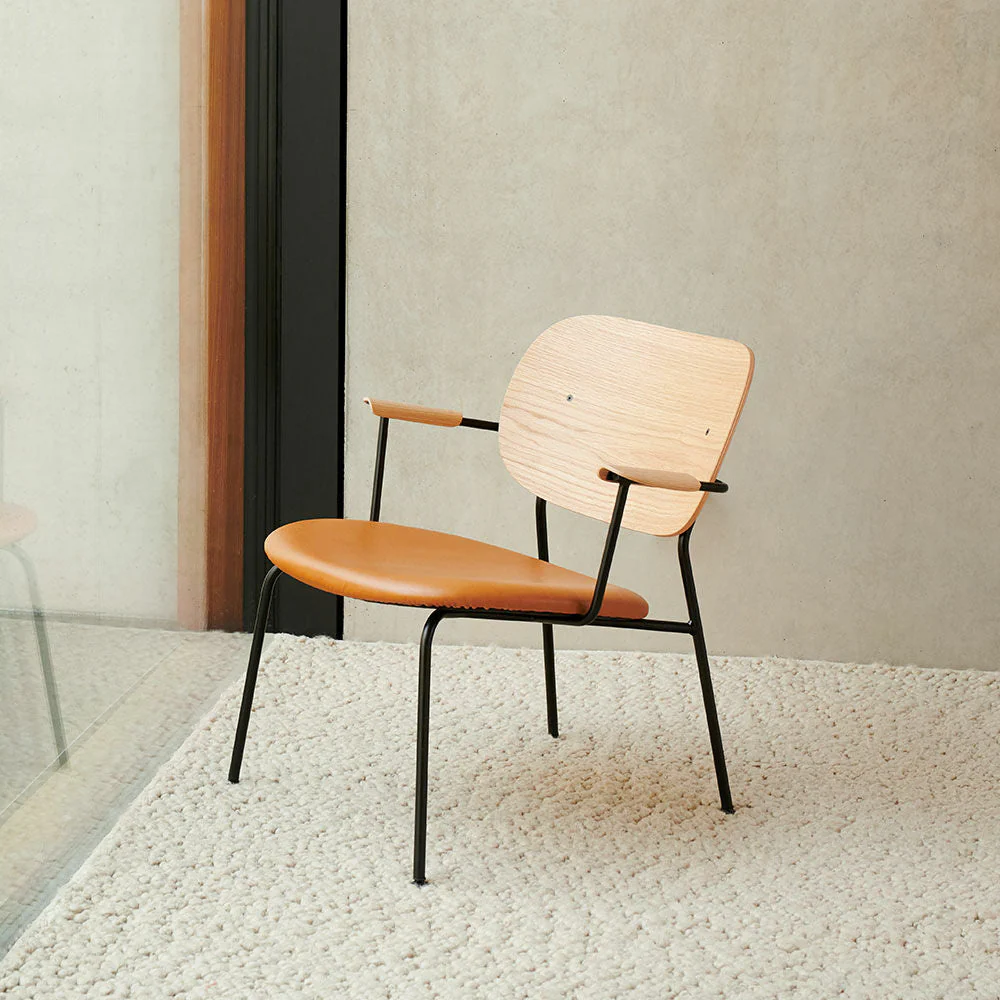 audo copenhagen (menu) | co lounge chair | natural oak + leather - Image 7