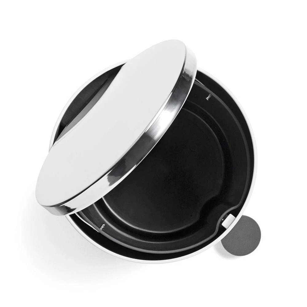 audo copenhagen (menu) | norm pedal bin 7 litre | gloss white - DC - Image 3