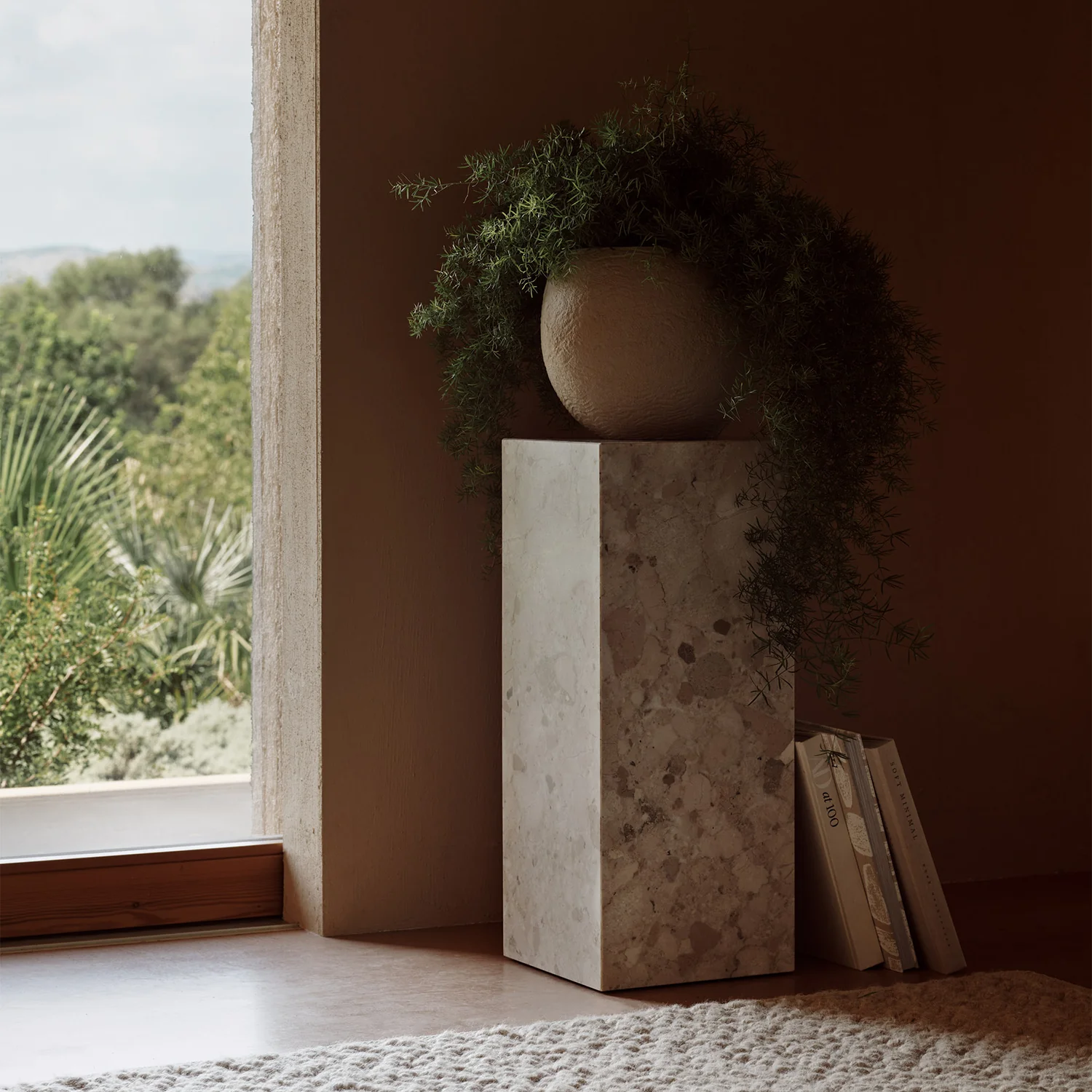 audo copenhagen (menu) | plinth pedestal | white carrara marble - Image 2