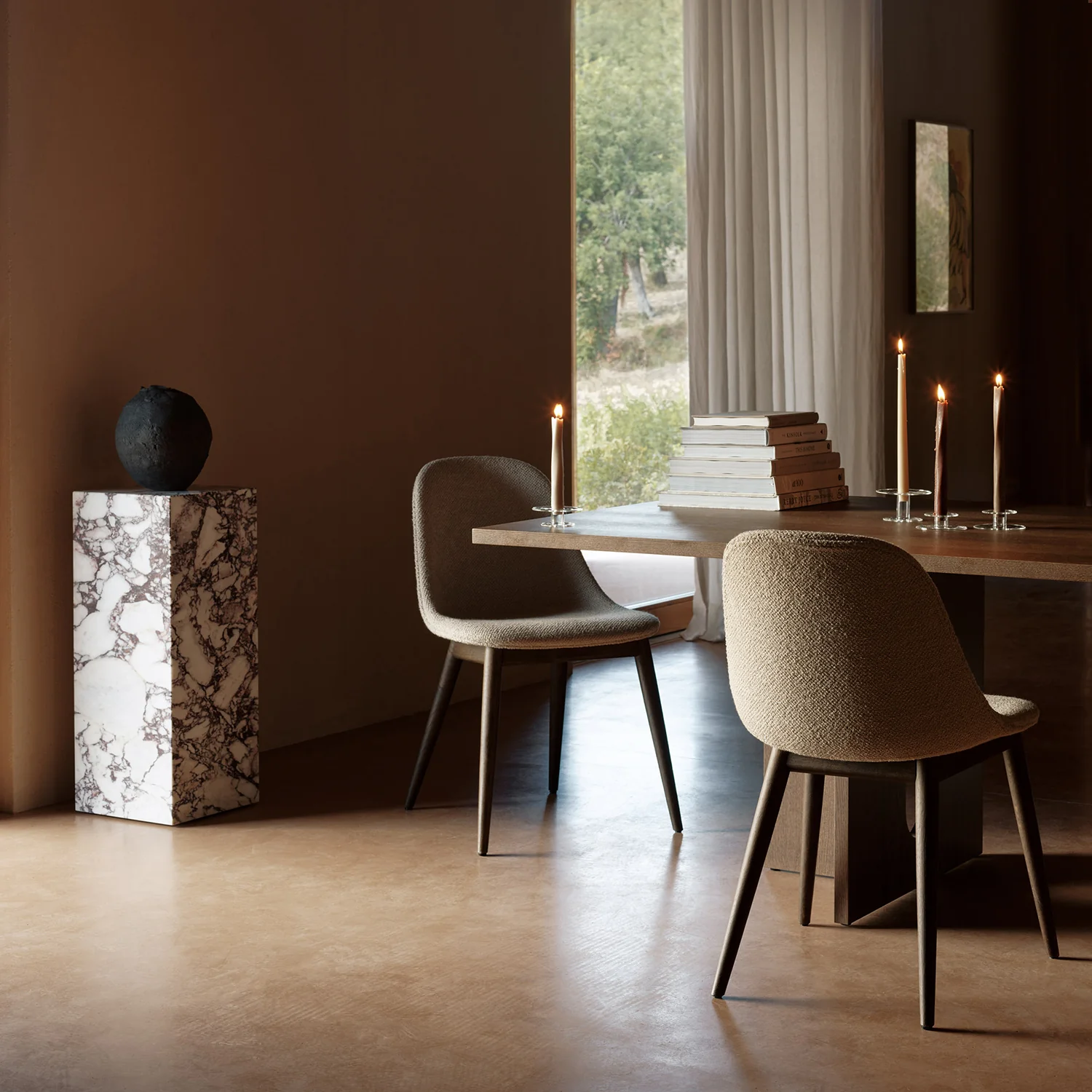 audo copenhagen (menu) | plinth pedestal | white carrara marble - Image 4
