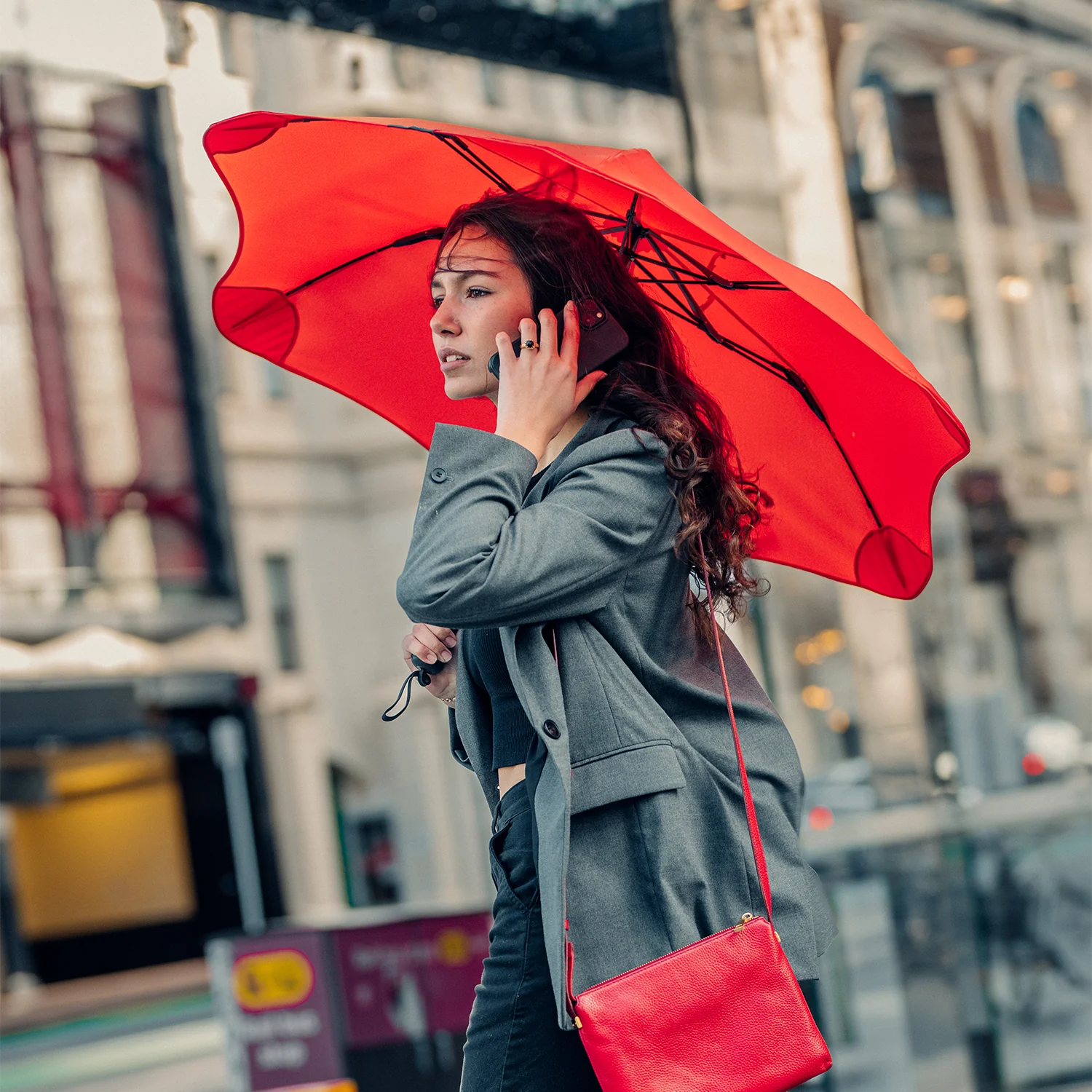 blunt | metro umbrella | cherry red - Image 2