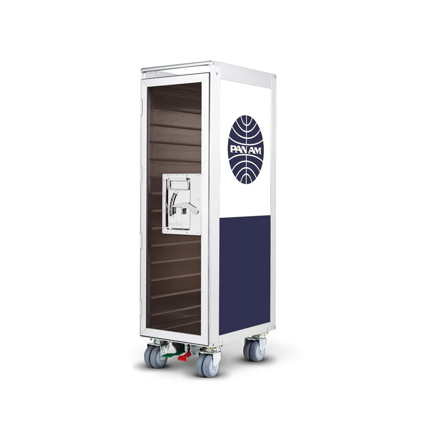 bordbar | classic trolley | OUTER TROLLEY ONLY - aluminium with transparent smoke door - Image 11