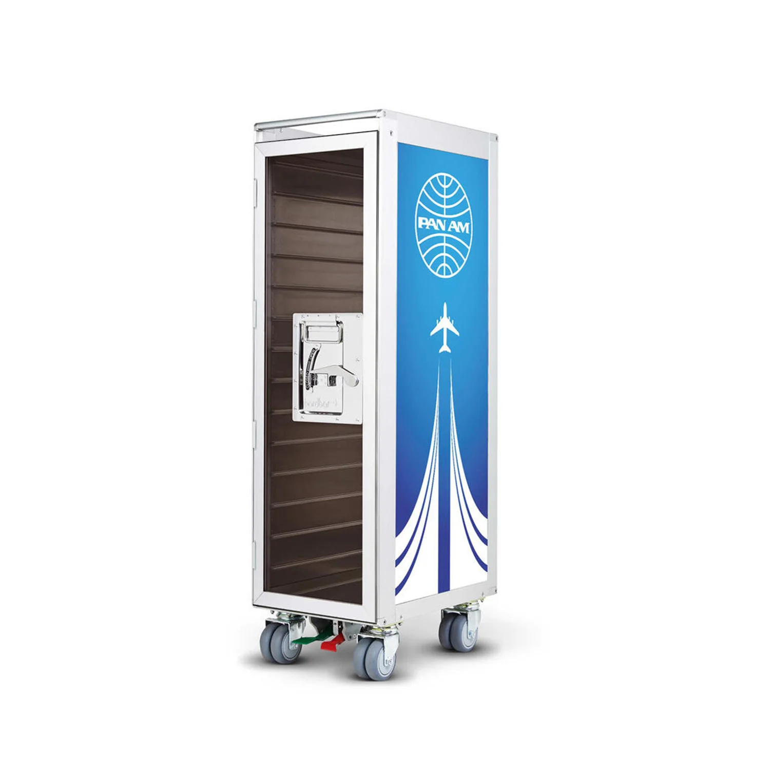 bordbar | classic trolley | OUTER TROLLEY ONLY - aluminium with transparent smoke door - Image 12