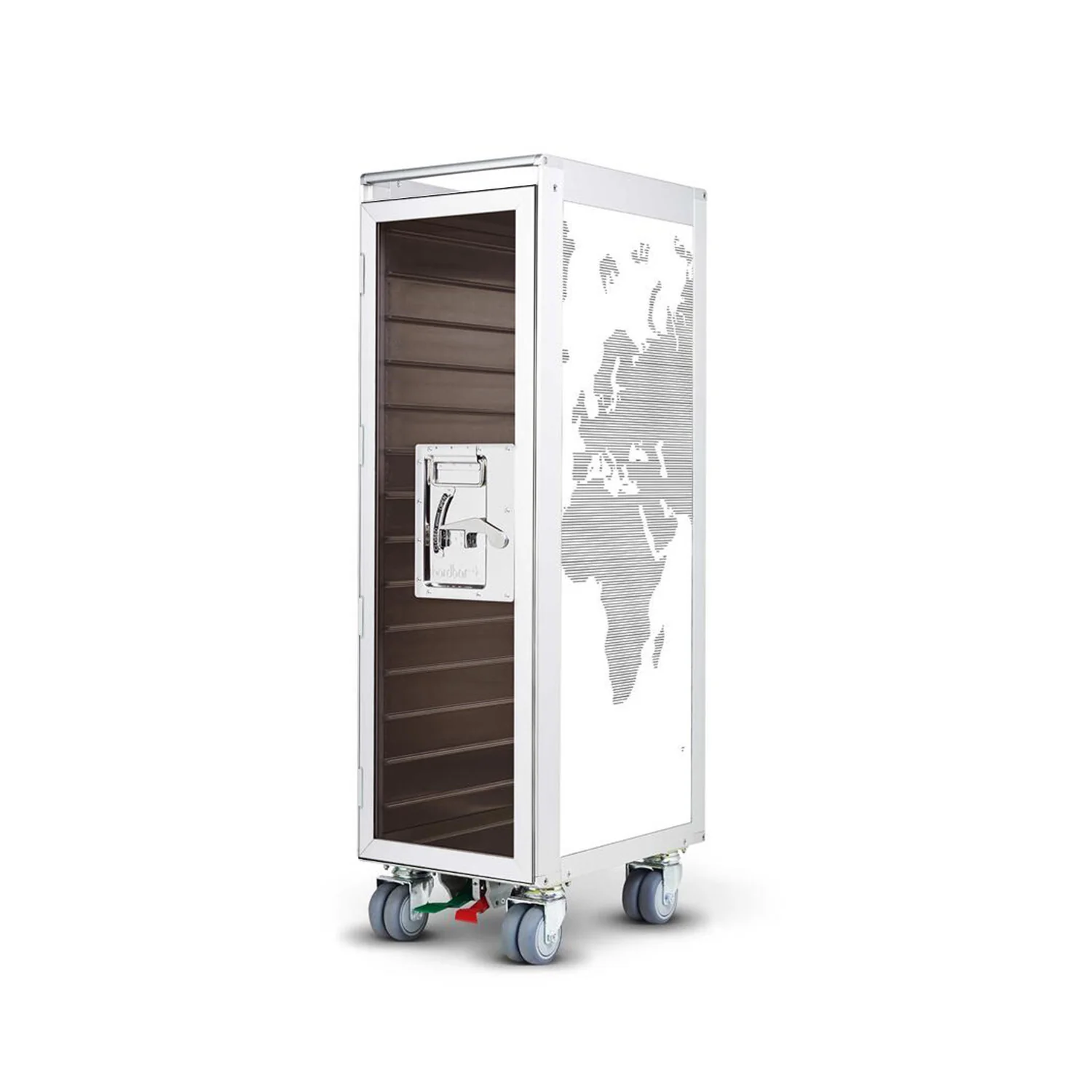 bordbar | classic trolley | OUTER TROLLEY ONLY - aluminium with transparent smoke door - Image 20