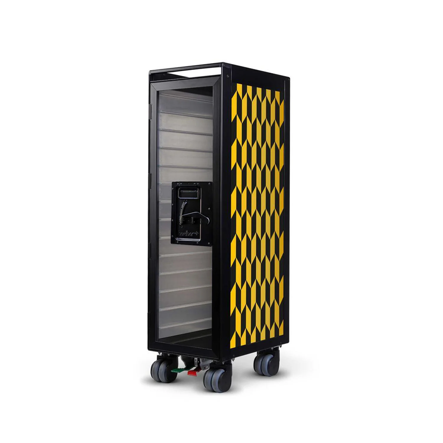 bordbar | classic trolley | OUTER TROLLEY ONLY - black with transparent door - Image 4