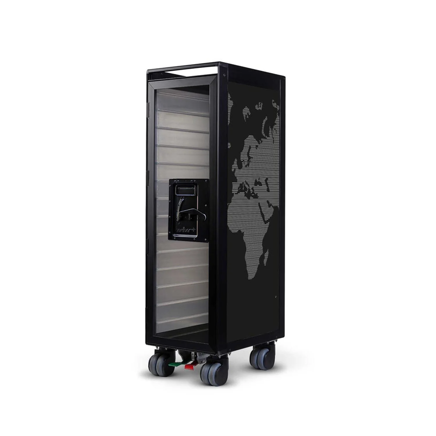 bordbar | classic trolley | OUTER TROLLEY ONLY - black with transparent door - Image 9