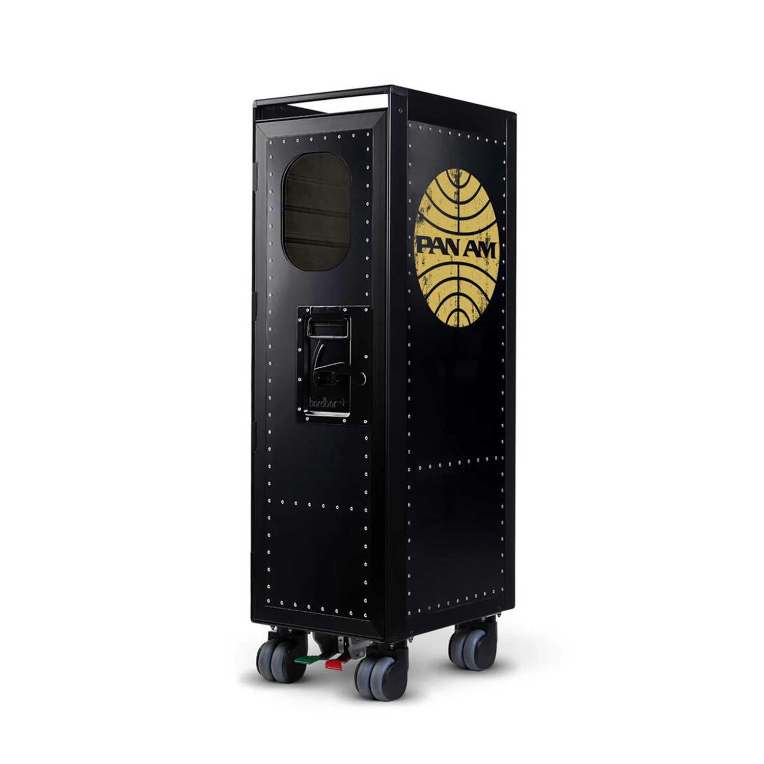 bordbar | rivet rocker trolley | OUTER TROLLEY ONLY -  black with window - Image 4