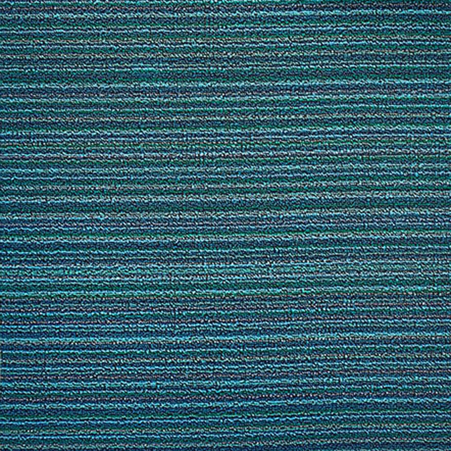 chilewich | shag big mat 91x152cm (36x60") | skinny stripe turquoise