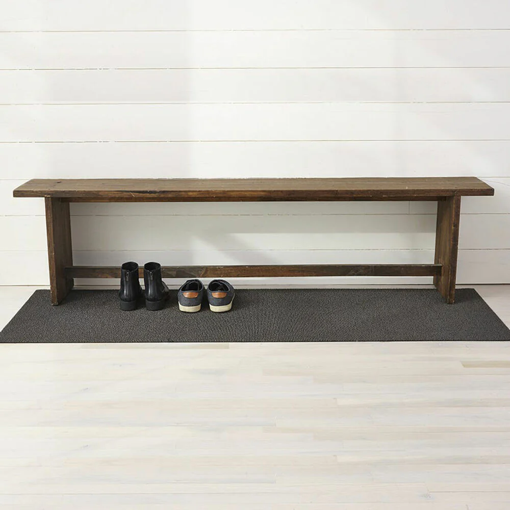 chilewich | shag big mat 91x152cm (36x60") | solid mercury - Image 2