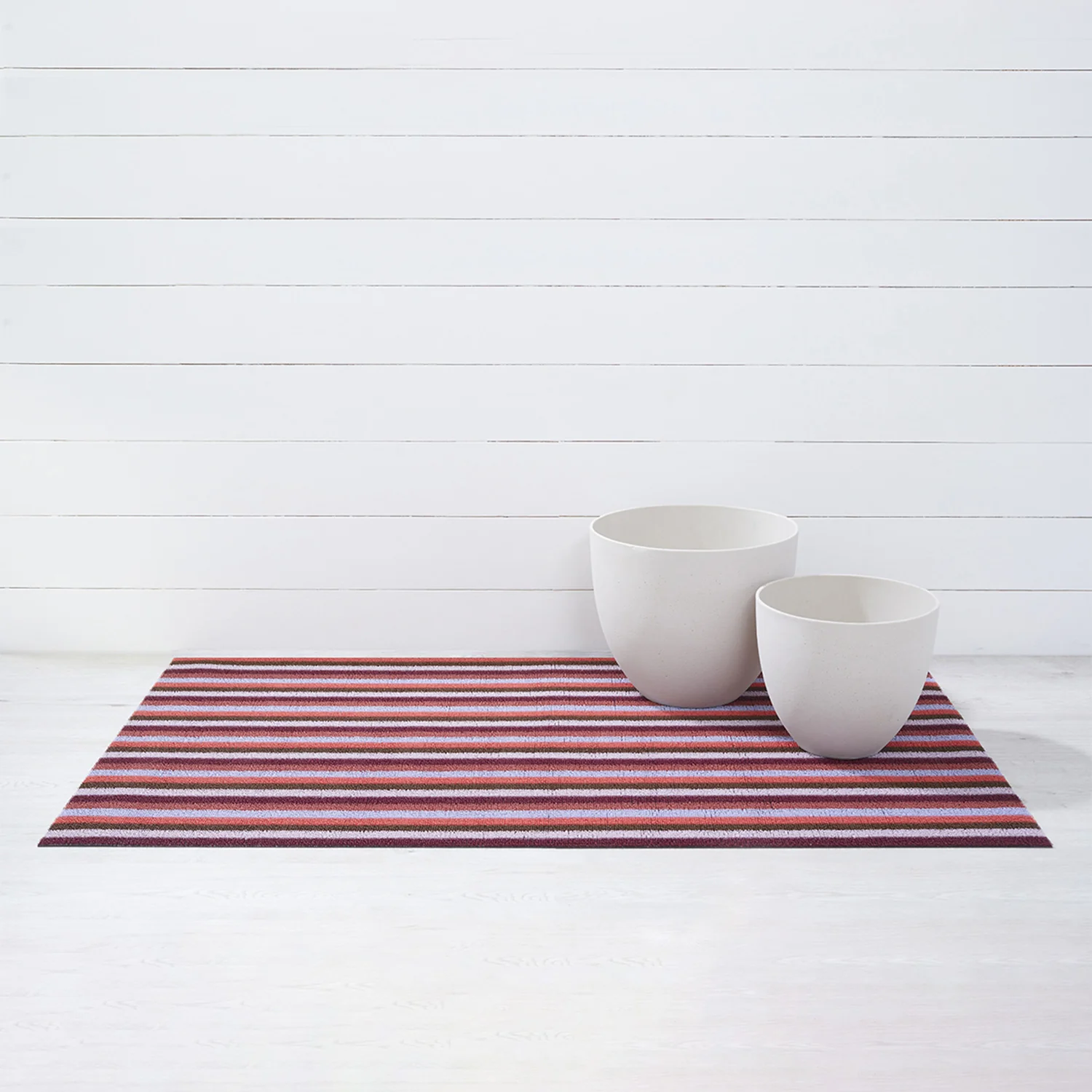 chilewich | shag big mat 91x152cm (36x60") | even stripe berry - Image 2