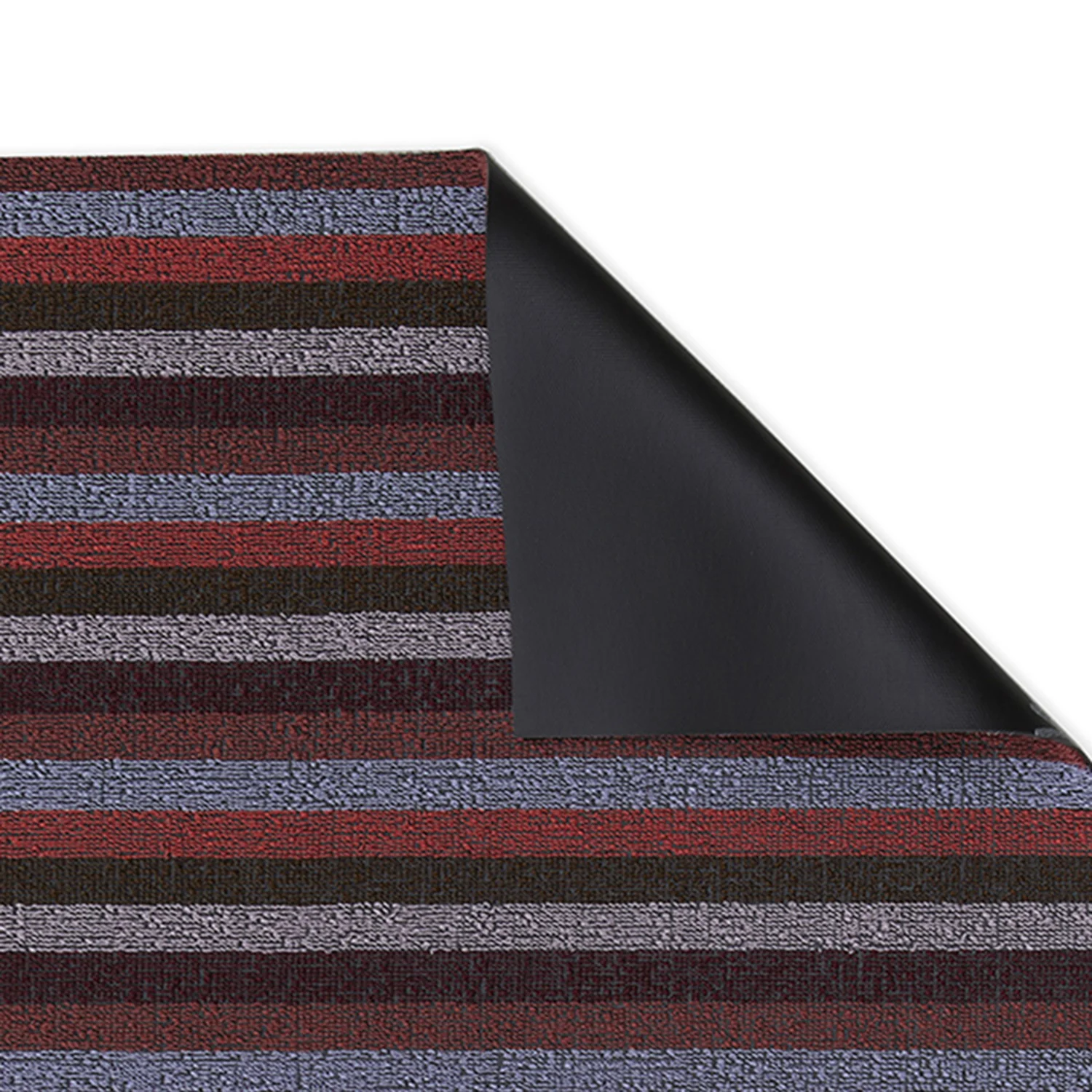 chilewich | shag big mat 91x152cm (36x60") | even stripe berry - Image 4