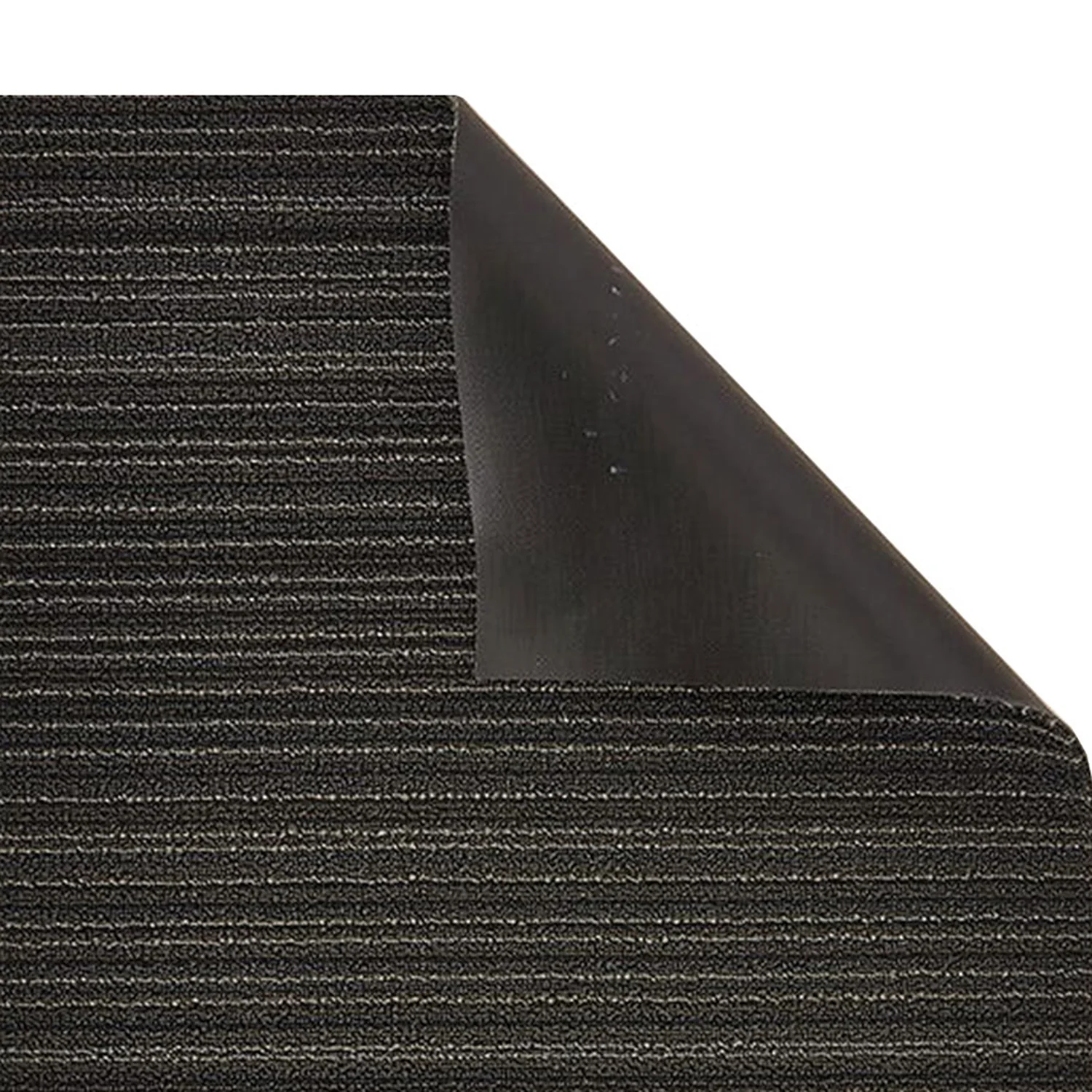 chilewich | shag big mat 91x152cm (36x60") | skinny stripe steel - Image 3