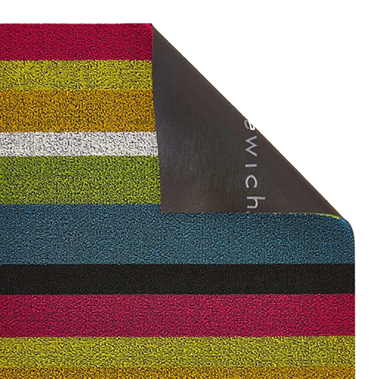 chilewich | shag doormat 46x71cm (18x28") | bold stripe multi - Image 3