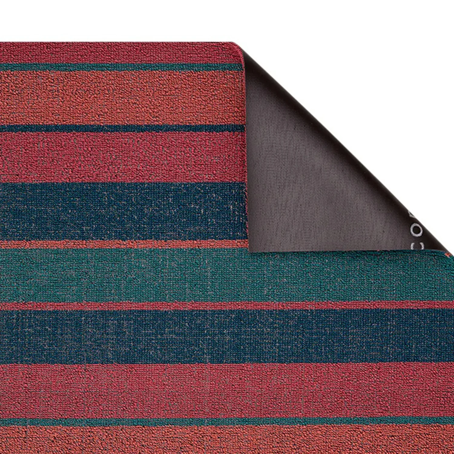 chilewich | shag doormat 46x71cm (18x28") | bolt stripe raspberry - Image 4