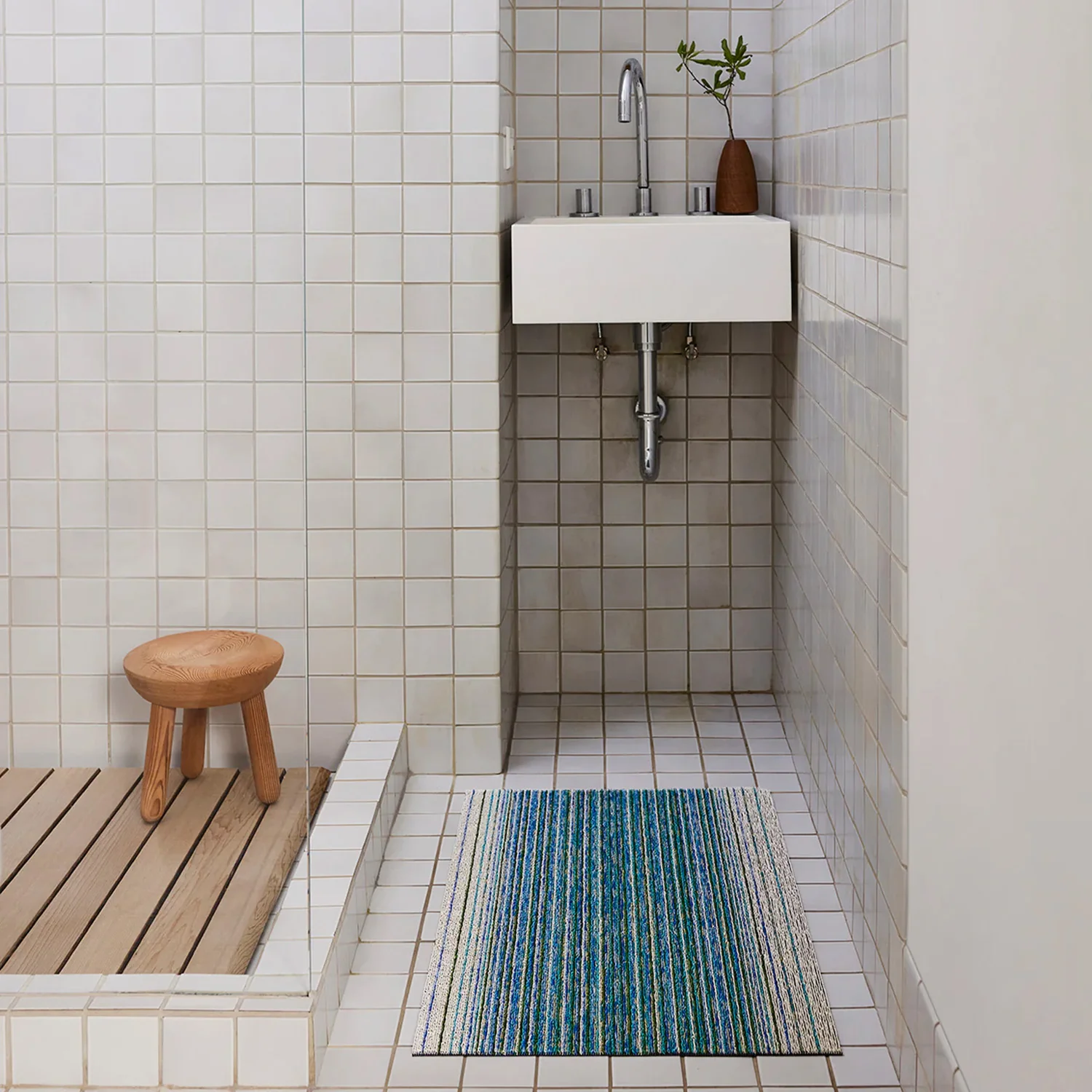 chilewich | shag doormat 46x71cm (18x28") | fade logoon - Image 2