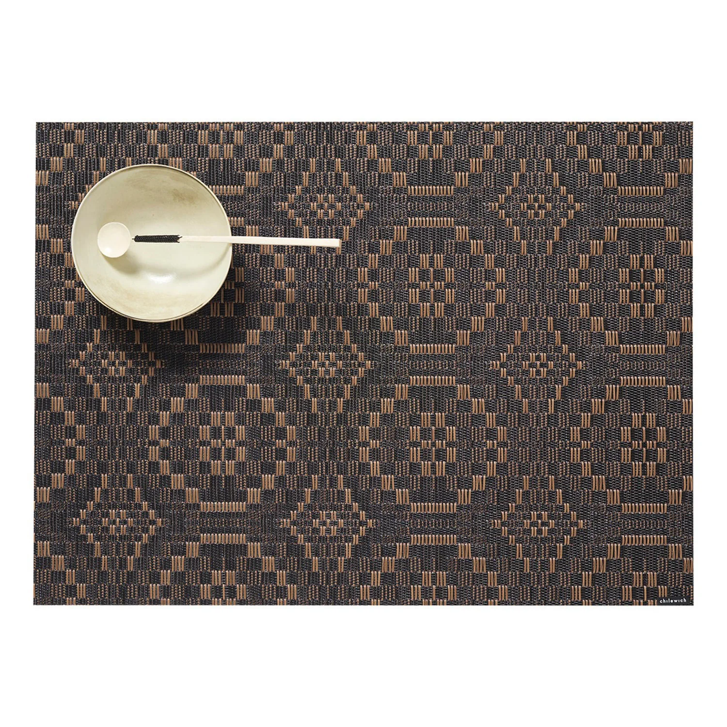 chilewich | placemat rectangle | overshot tiger eye - Image 3