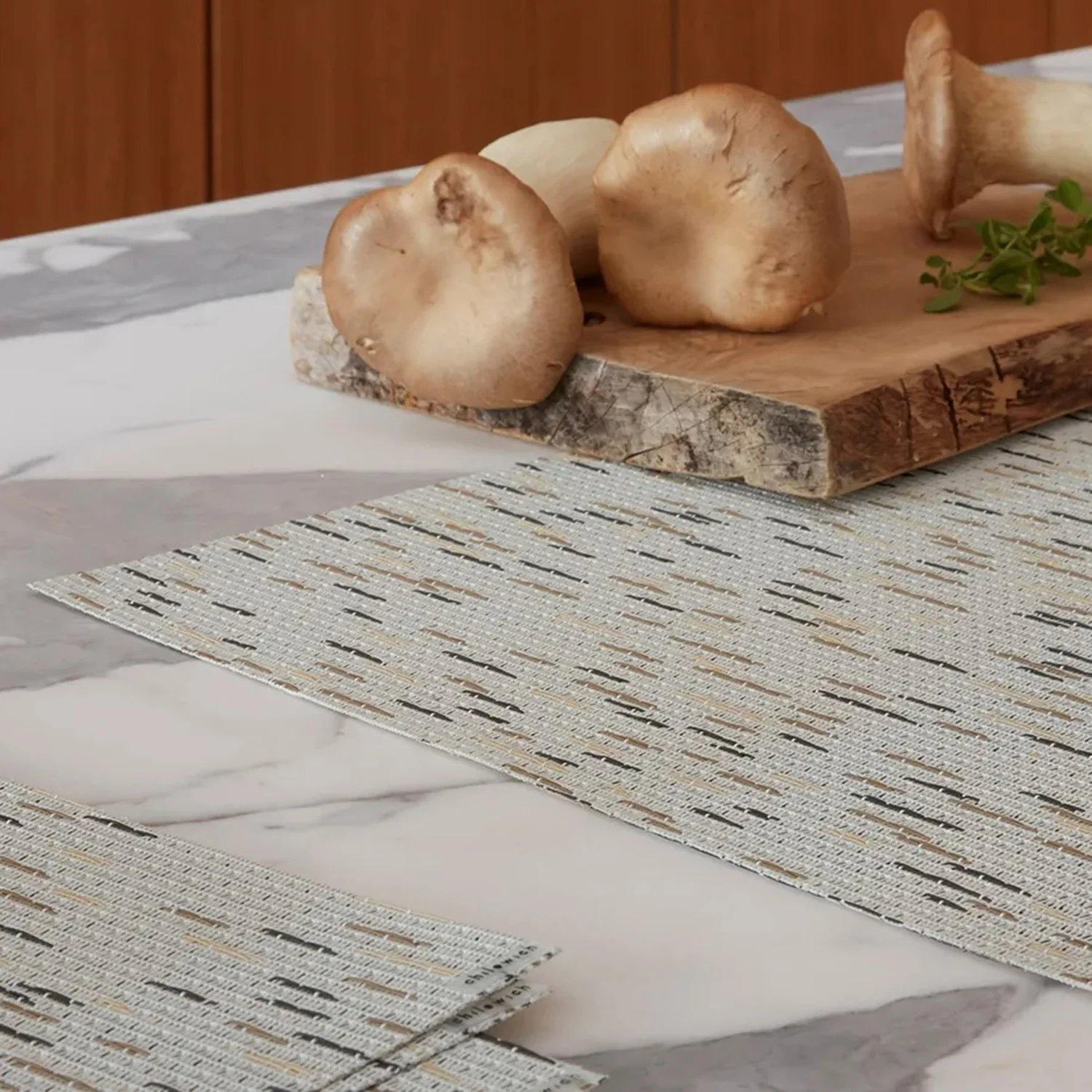 chilewich | placemat rectangle | pepper sesame - Image 2