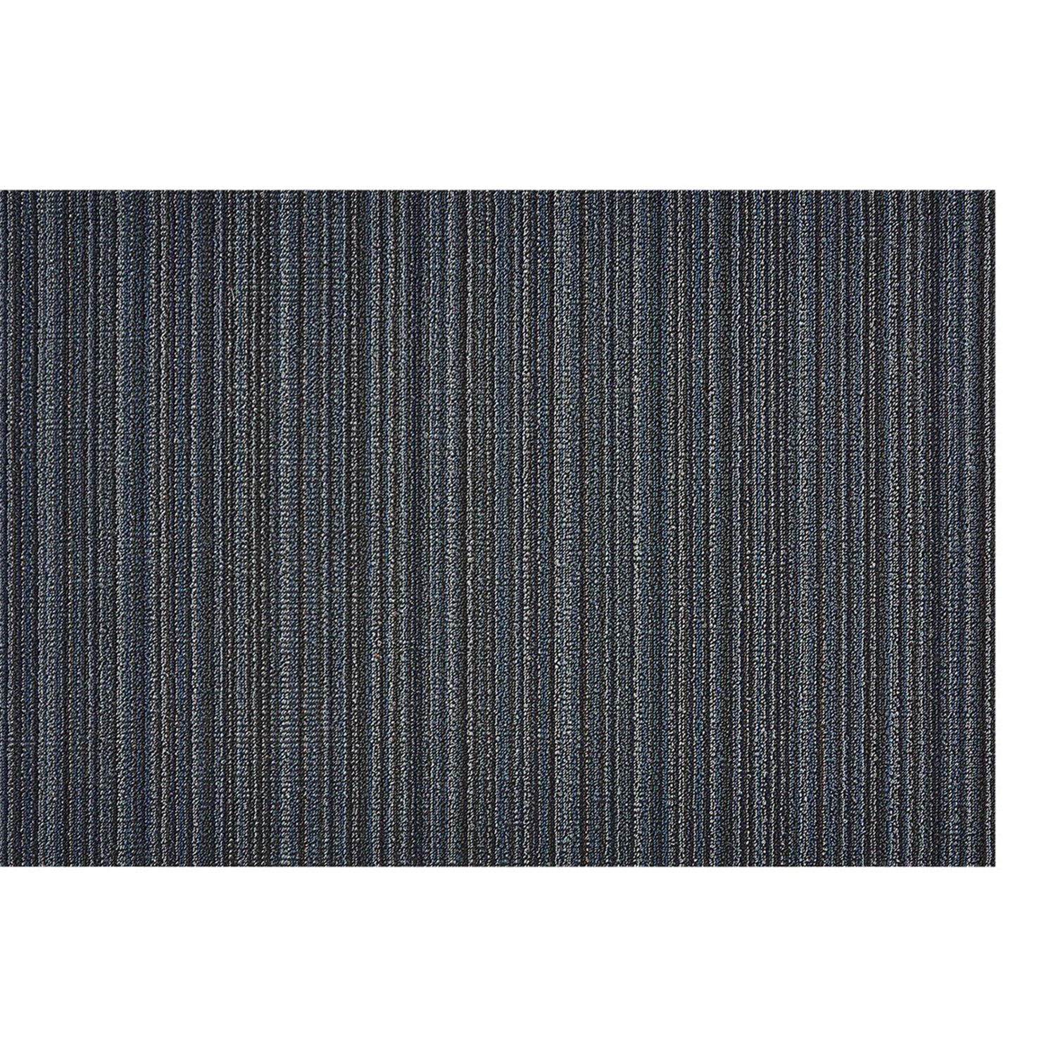 chilewich | shag runner mat 61x183cm (24x72") | skinny stripe blue - Image 3