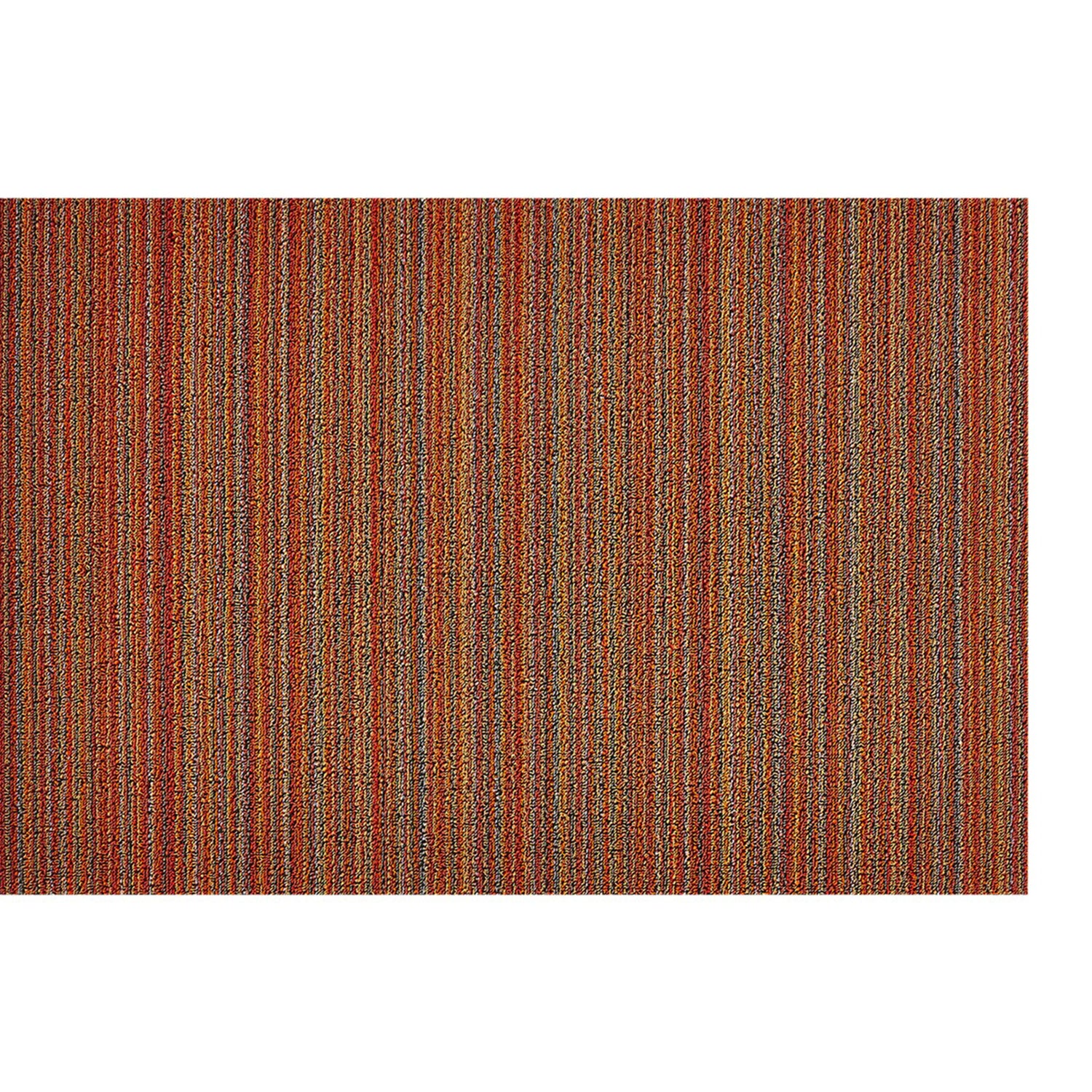 chilewich | shag runner mat 61x183cm (24x72") | skinny stripe orange - Image 5