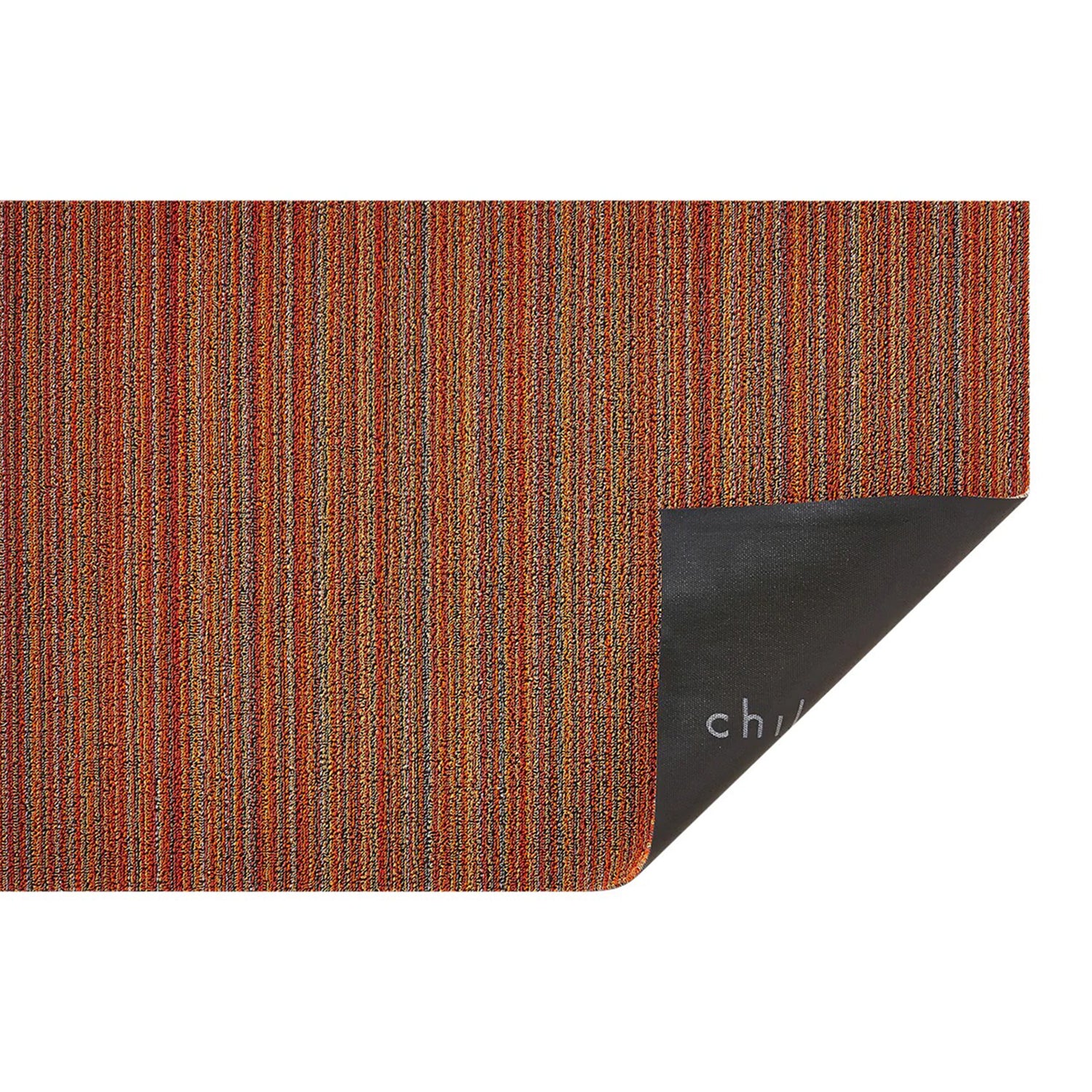 chilewich | shag runner mat 61x183cm (24x72") | skinny stripe orange - Image 6