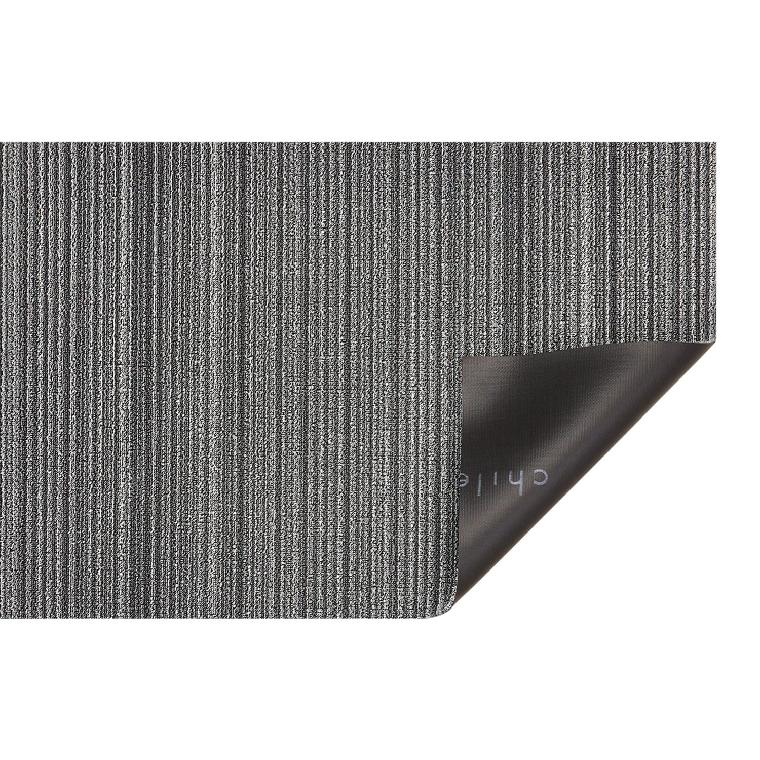 chilewich | shag runner mat 61x183cm (24x72") | skinny stripe shadow - Image 4