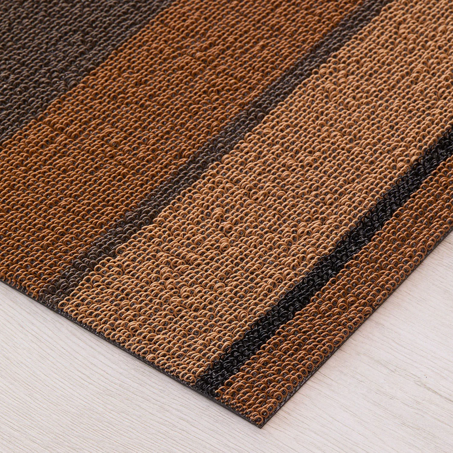 chilewich | shag runner mat 61x183cm (24x36") | bolt stripe honey - Image 3
