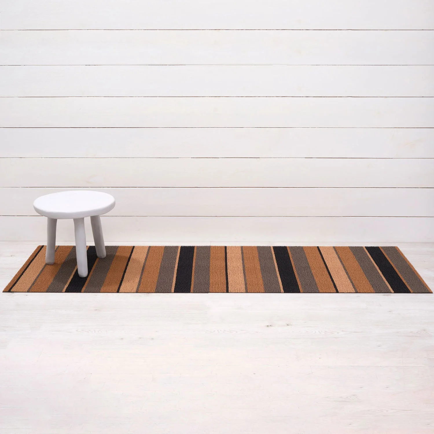 chilewich | shag runner mat 61x183cm (24x36") | bolt stripe honey - Image 4