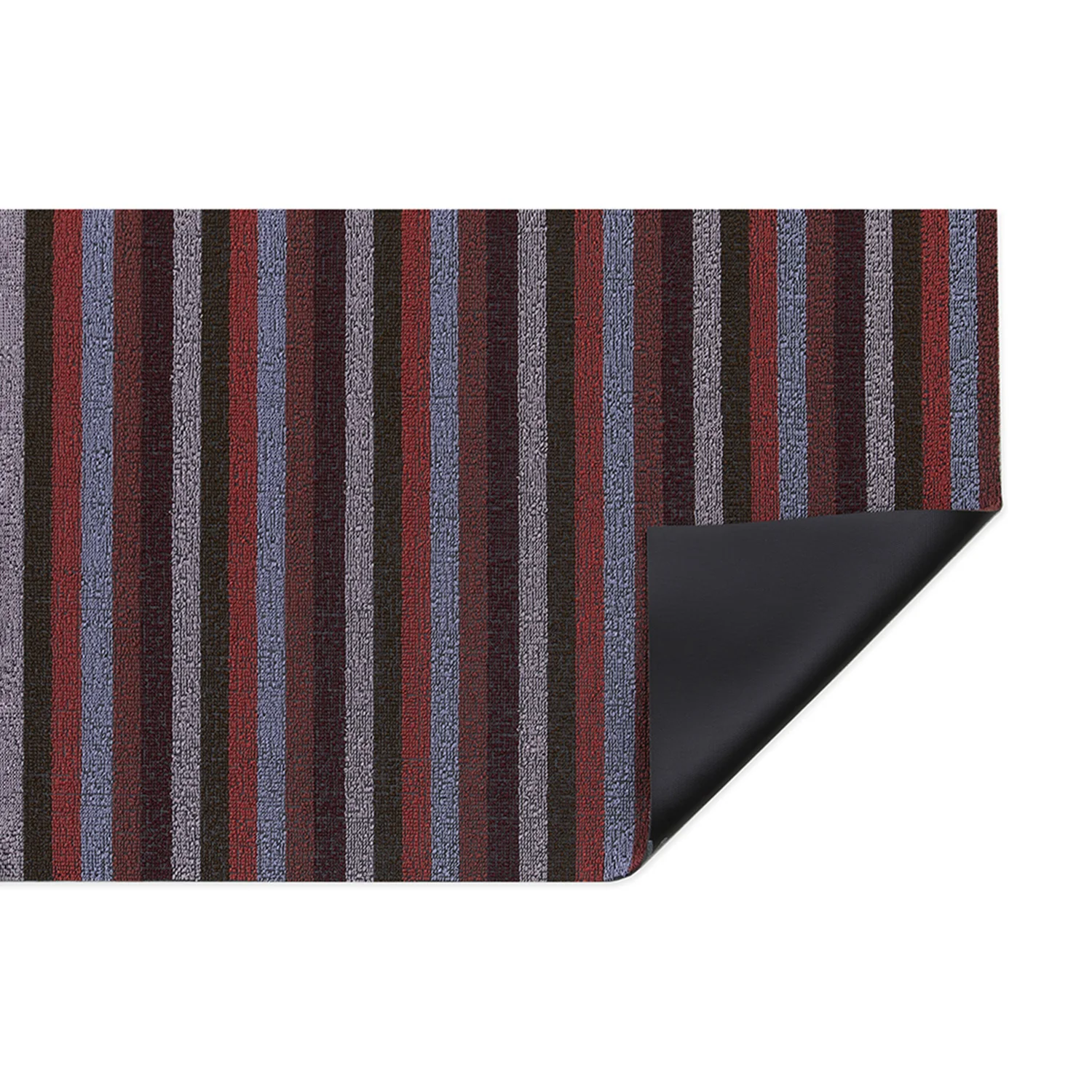 chilewich | shag runner mat 61x183cm (24x72") | even stripe berry - Image 6