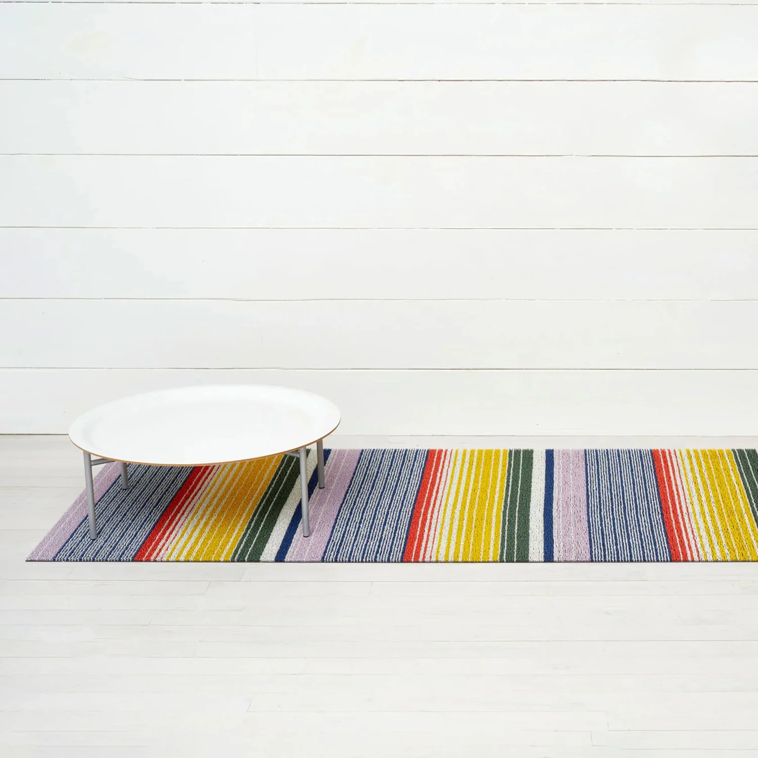 chilewich | shag runner mat 61x183cm (24x72") | pop stripe multi - Image 2