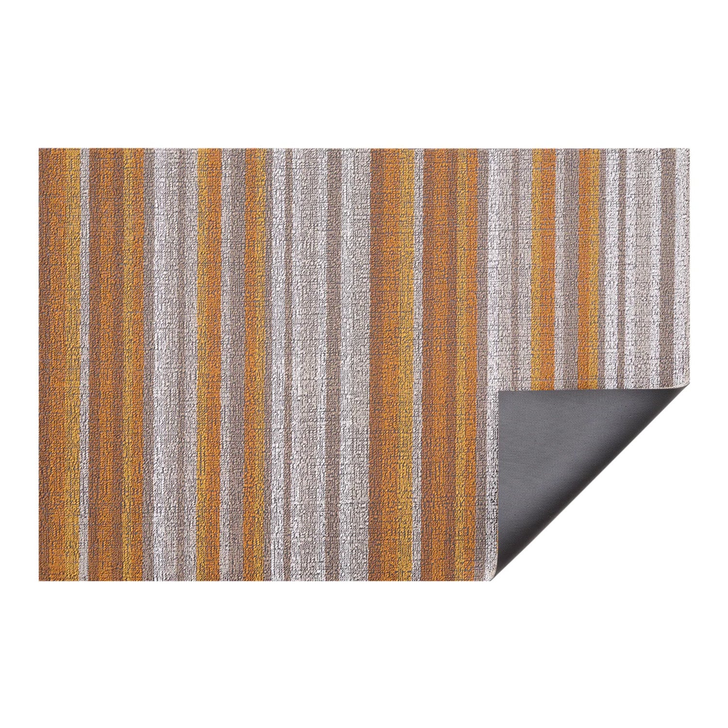 chilewich | shag utility doormat 61x91cm (24x36") | horizon stripe desert