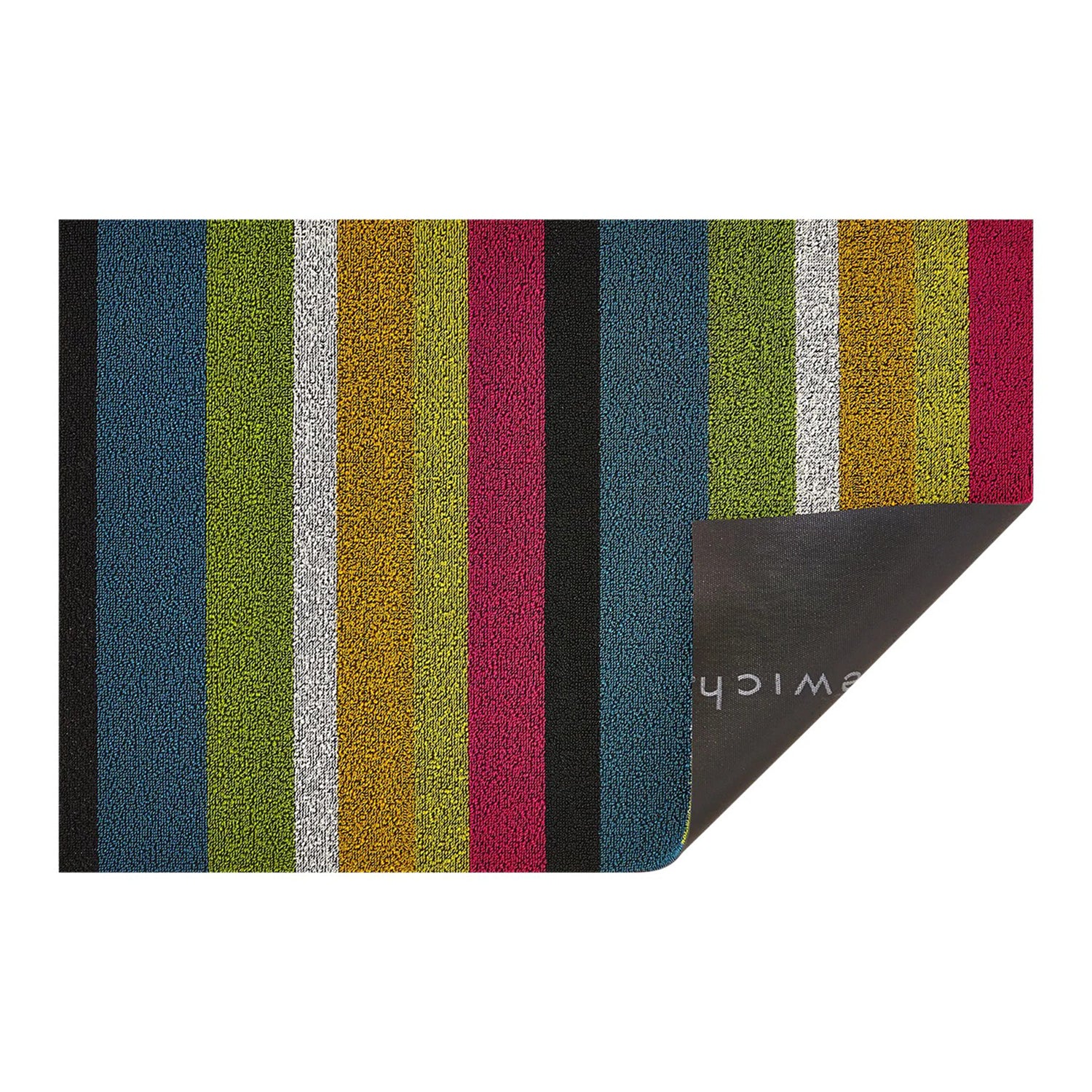 chilewich | shag utility doormat 61x91cm (24x36") | bold stripe multi - Image 4